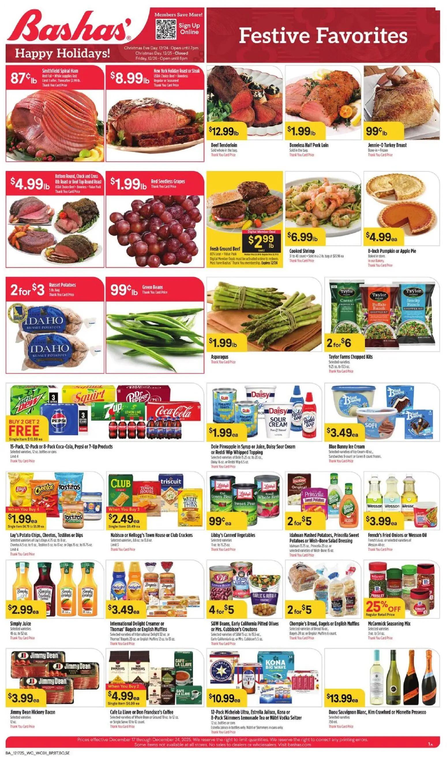 bashas - Basha's Weekly Ad - 12/17 - 12/24 2025