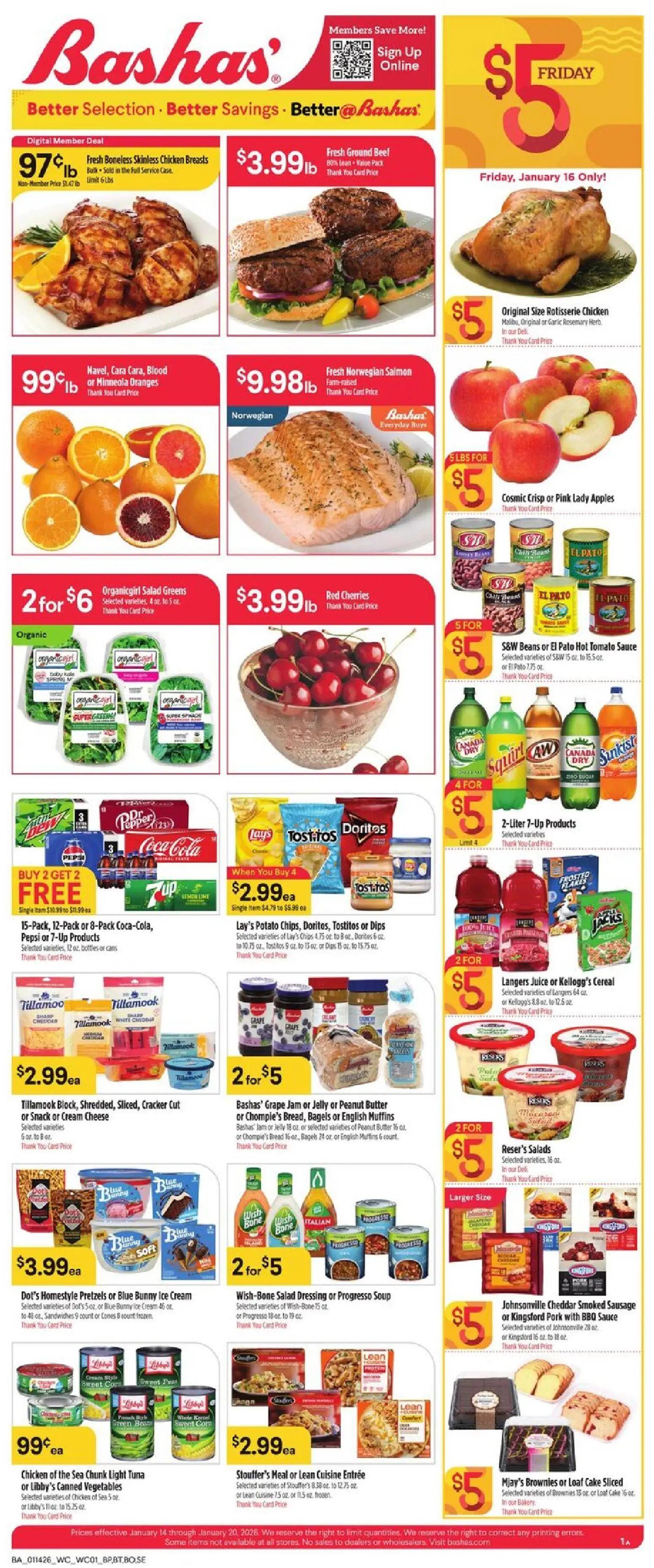 bashas - Basha's Weekly Ad - 01/14 - 01/20 2026