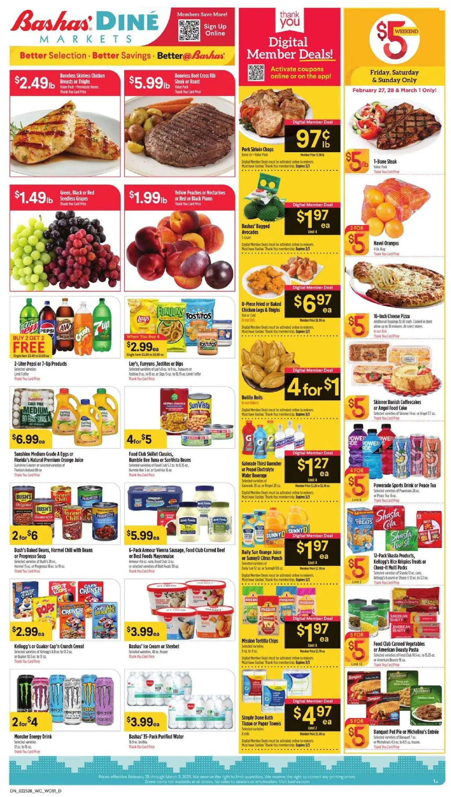 bashas - Basha's Dine - 02/25 - 03/03 2026 - page: 1