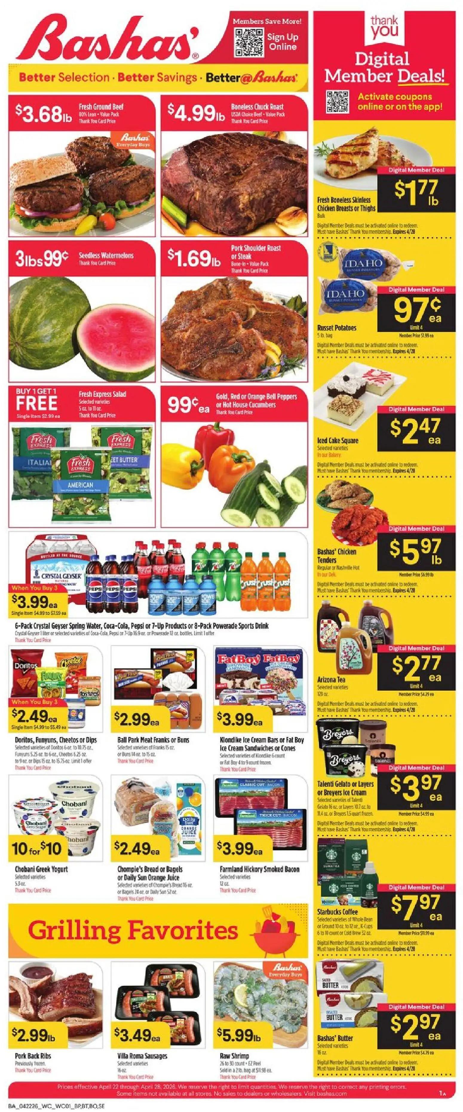 bashas - Basha's Weekly Ad - 04/22 - 04/28 2026