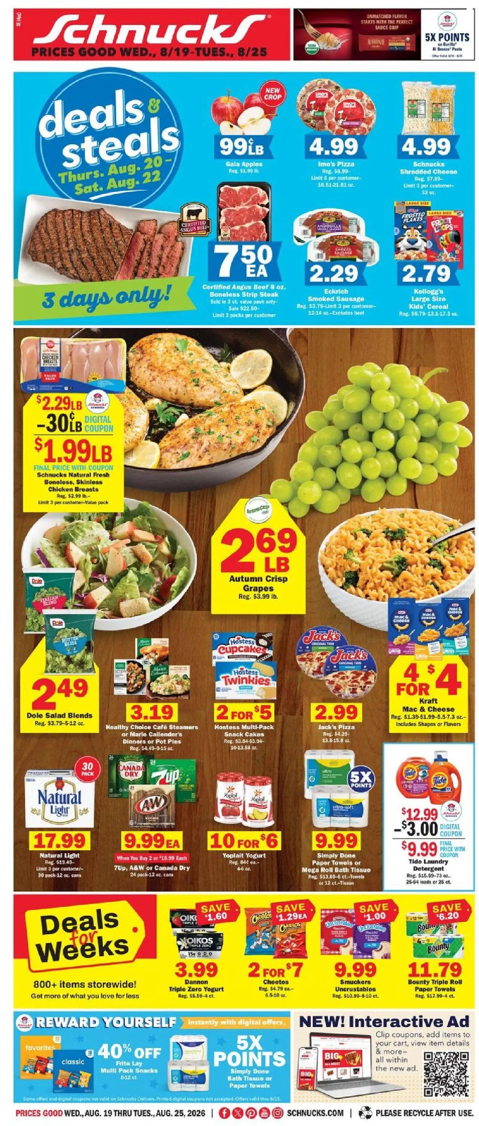 schnucks - Schnucks Weekly Ad - 08/19 - 08/25 2026
