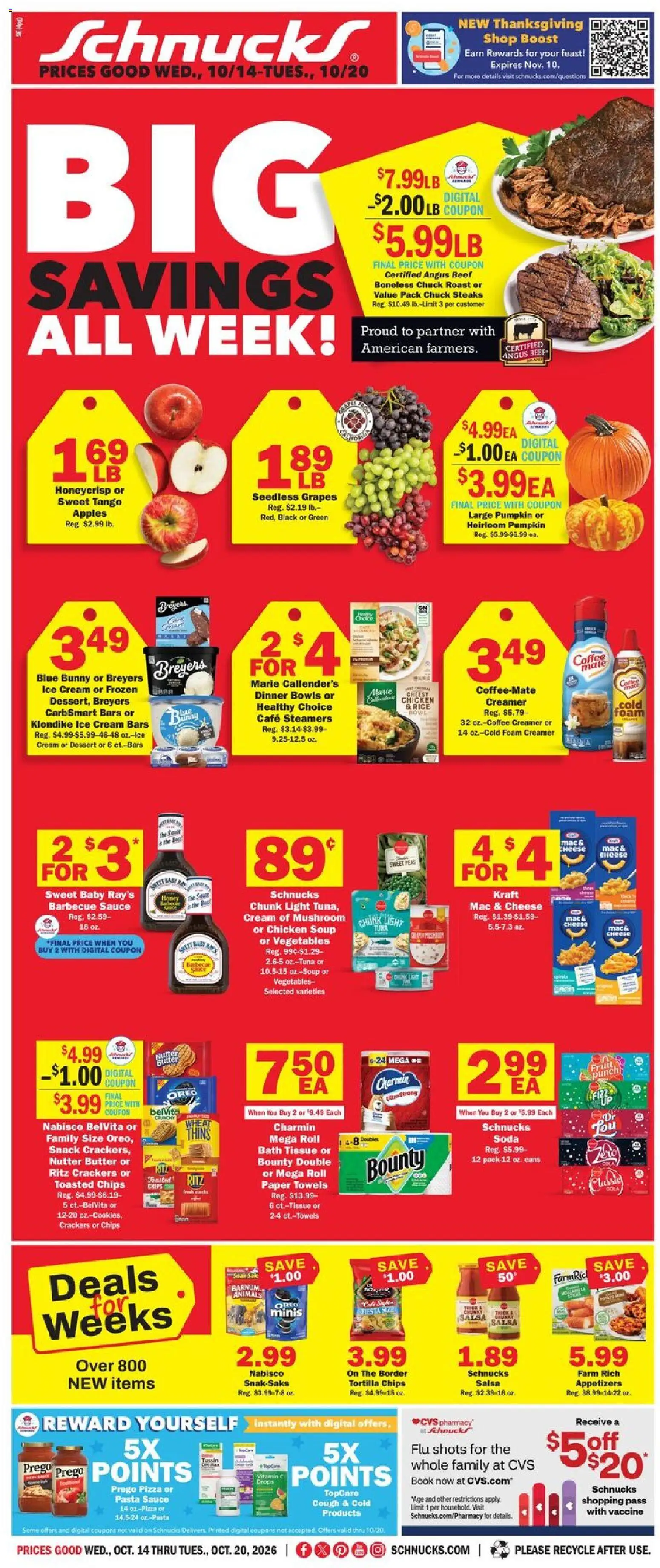 schnucks - Schnucks Weekly Ad - 10/14 - 10/20 2026 - page: 1