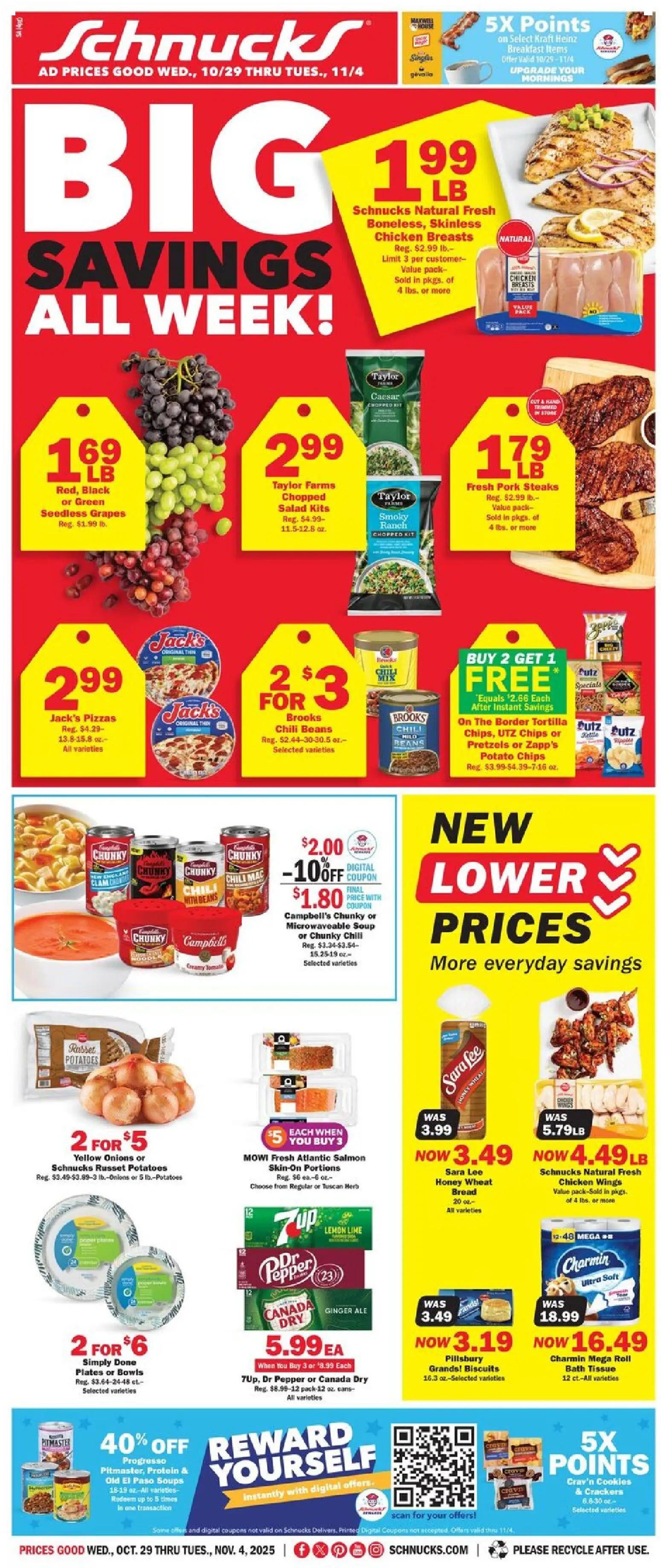 schnucks - Schnucks Weekly Print Ad - IL - 10/29 - 11/04 2025