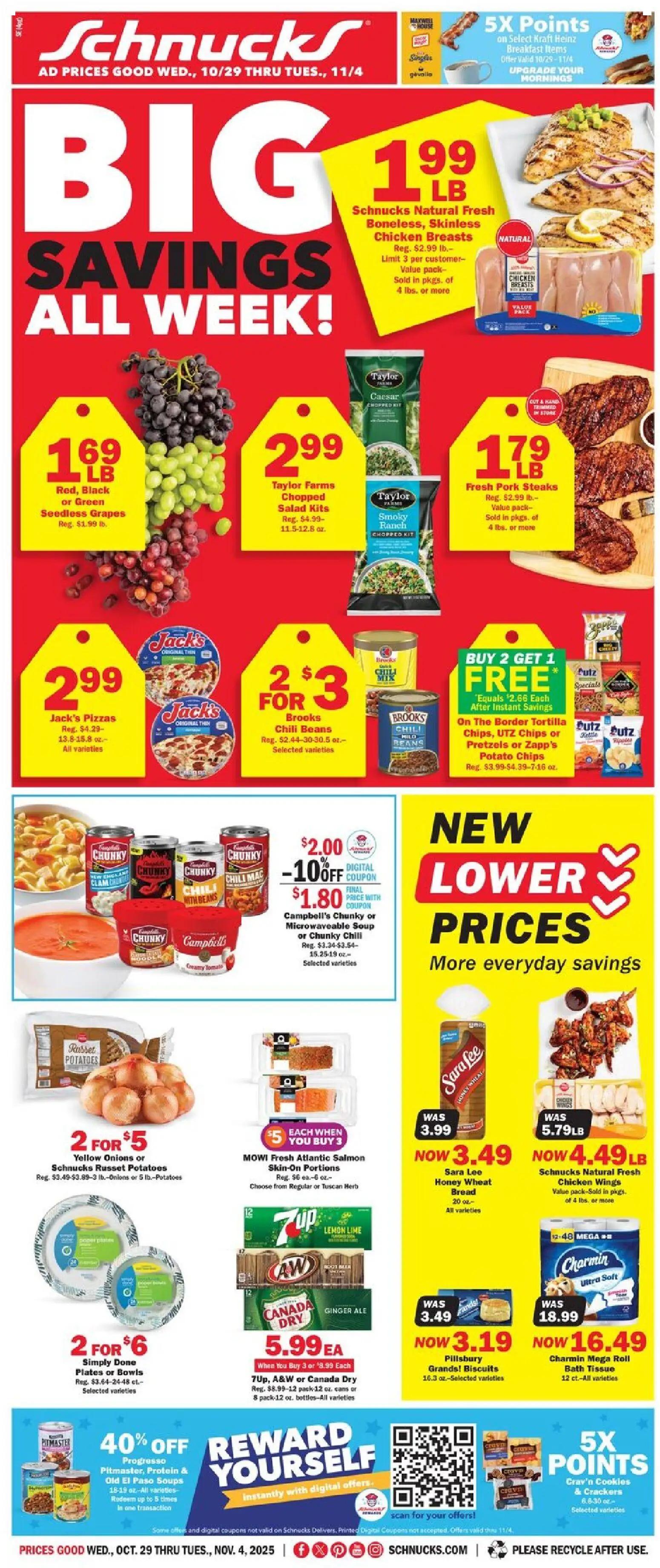 schnucks - Schnucks Weekly Print Ad - IN - 10/29 - 11/04 2025