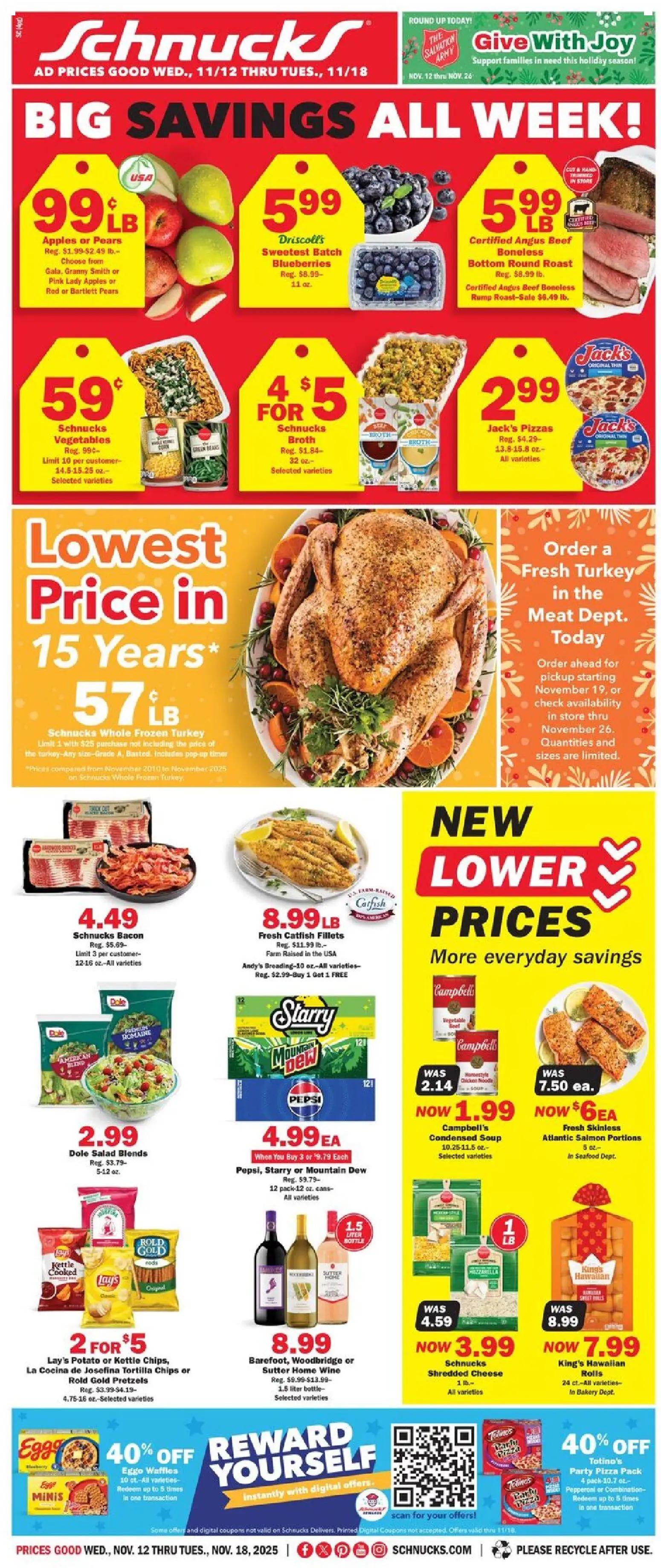schnucks - Schnucks Weekly Print Ad - IL - 11/12 - 11/18 2025