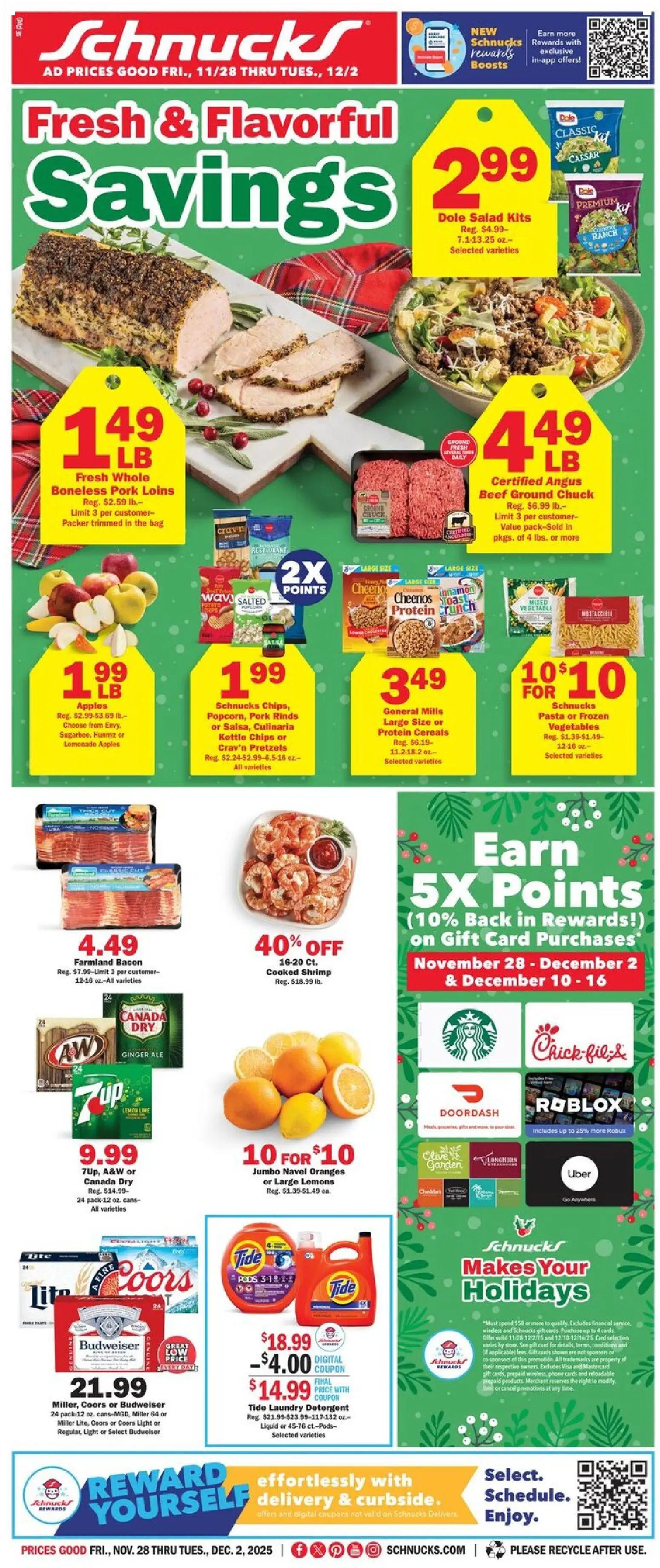 schnucks - Schnucks Weekly Print Ad - IN - 11/28 - 12/02 2025