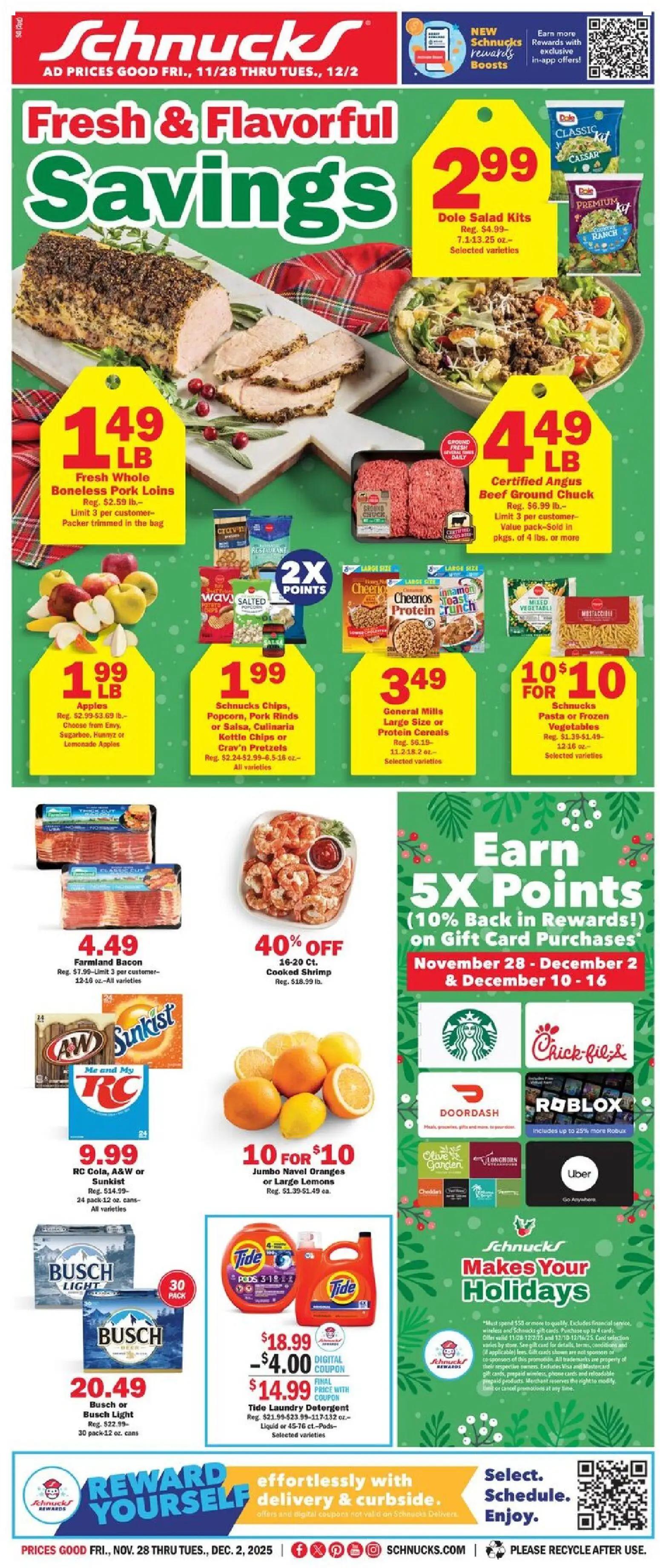 schnucks - Schnucks Weekly Print Ad - MO - 11/28 - 12/02 2025