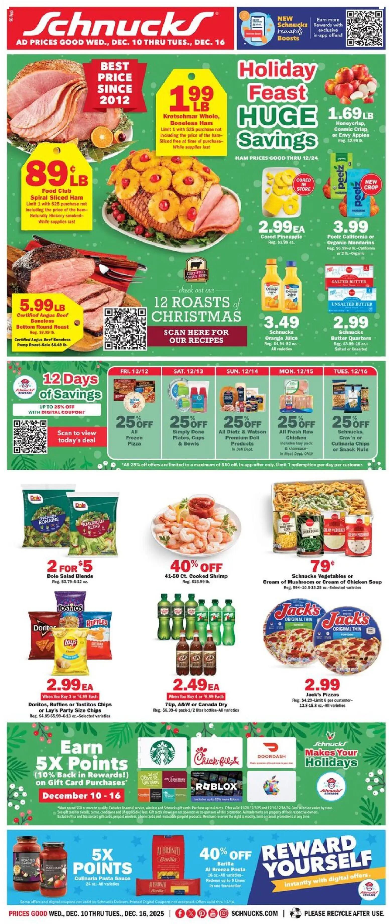 schnucks - Schnucks Weekly Print Ad - IN - 12/10 - 12/16 2025