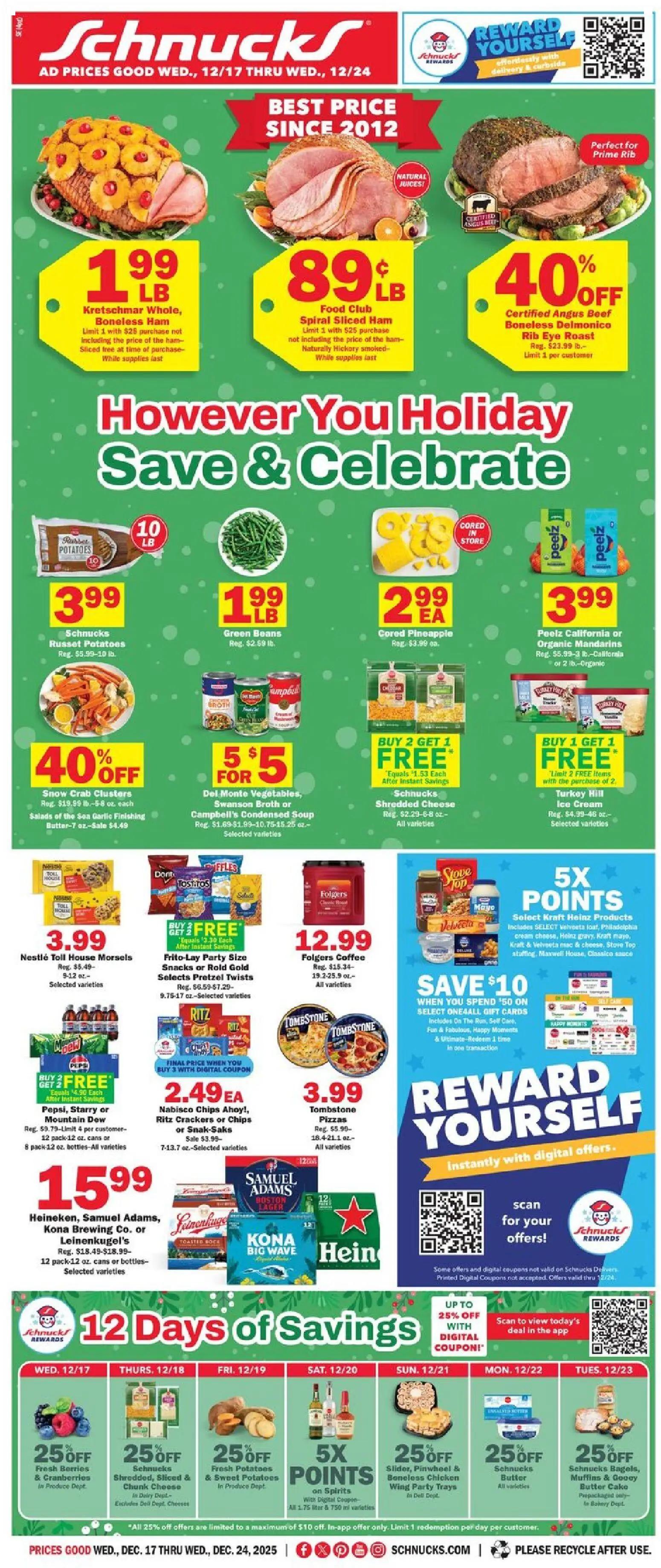 schnucks - Schnucks Weekly Print Ad - IN - 12/17 - 12/24 2025