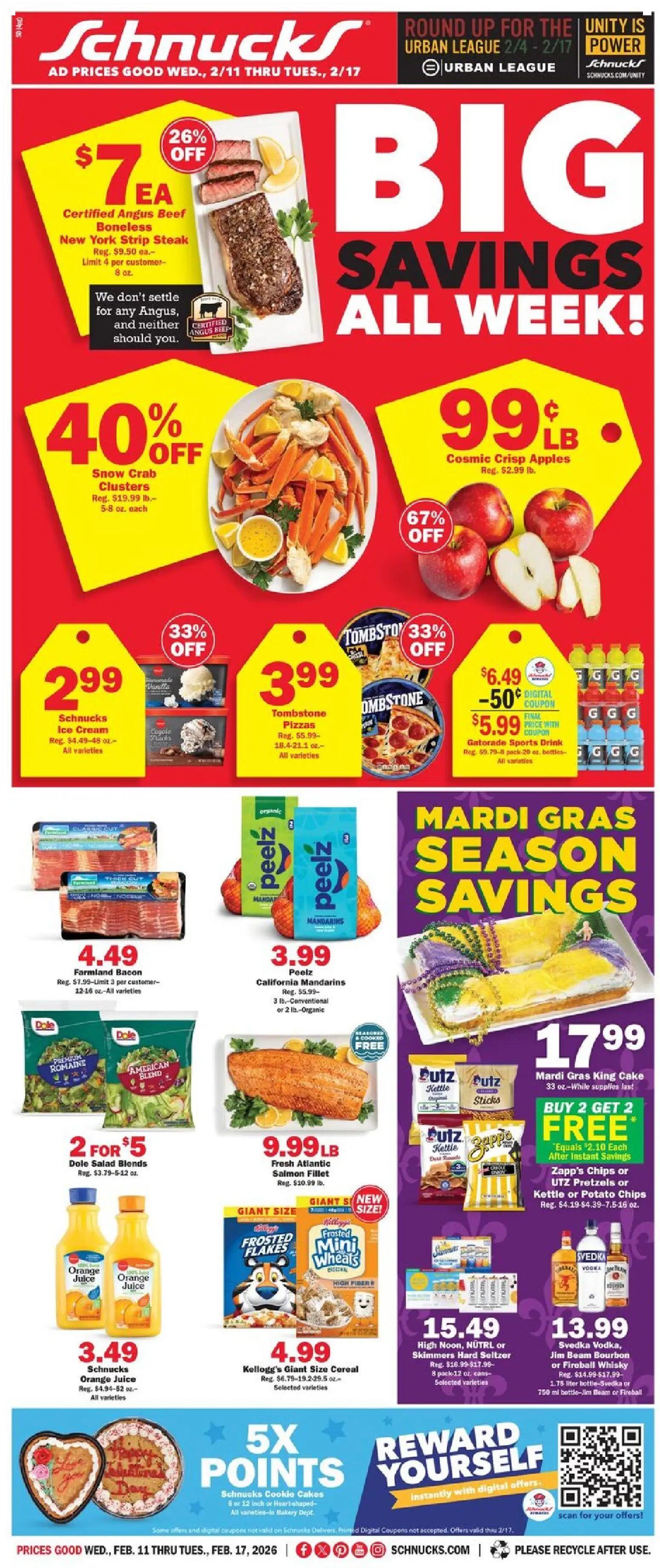 schnucks - Schnucks Weekly Print Ad - IL - 02/11 - 02/17 2026