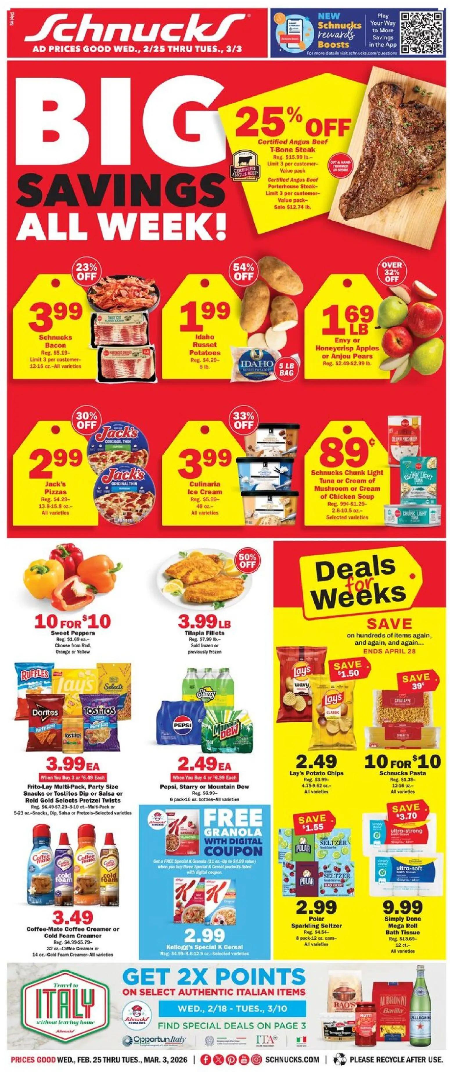 schnucks - Schnucks Weekly Print Ad - IL - 02/25 - 03/03 2026