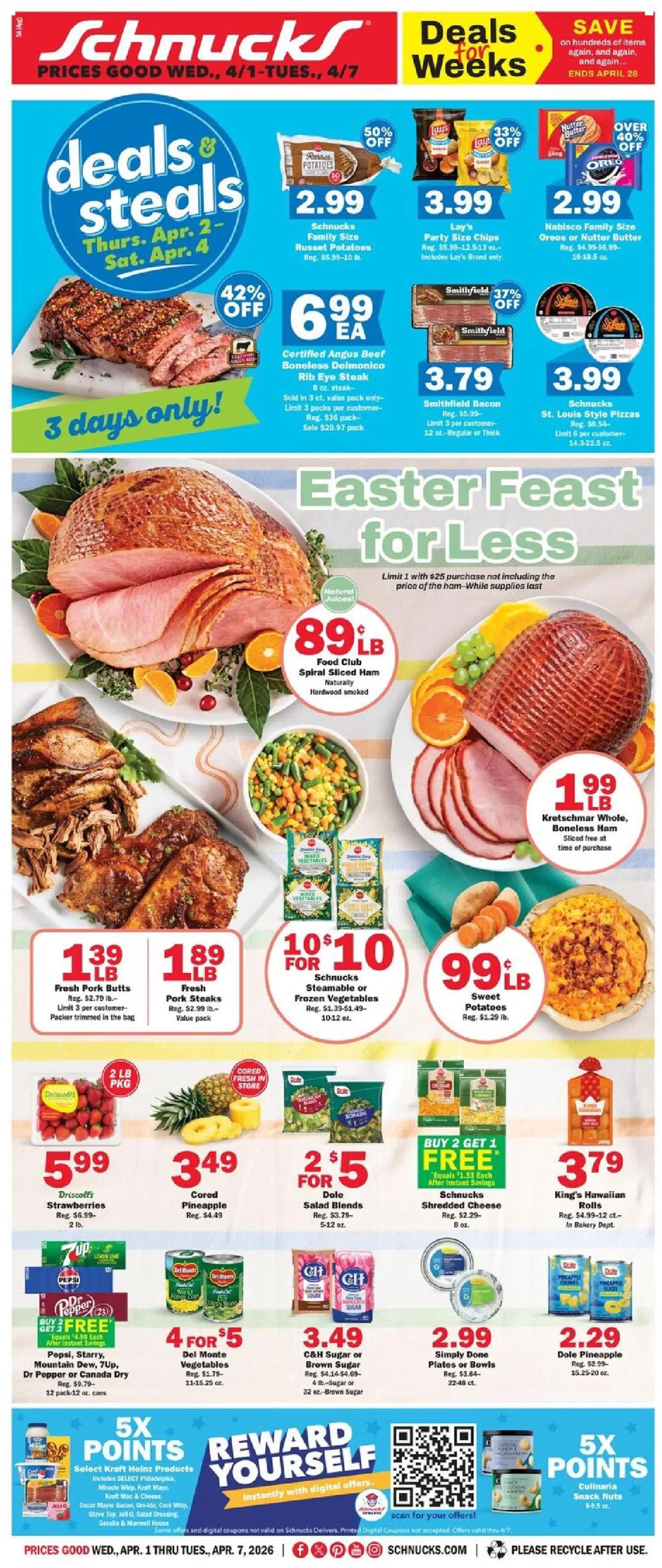 schnucks - Schnucks Weekly Print Ad - IL - 04/01 - 04/07 2026