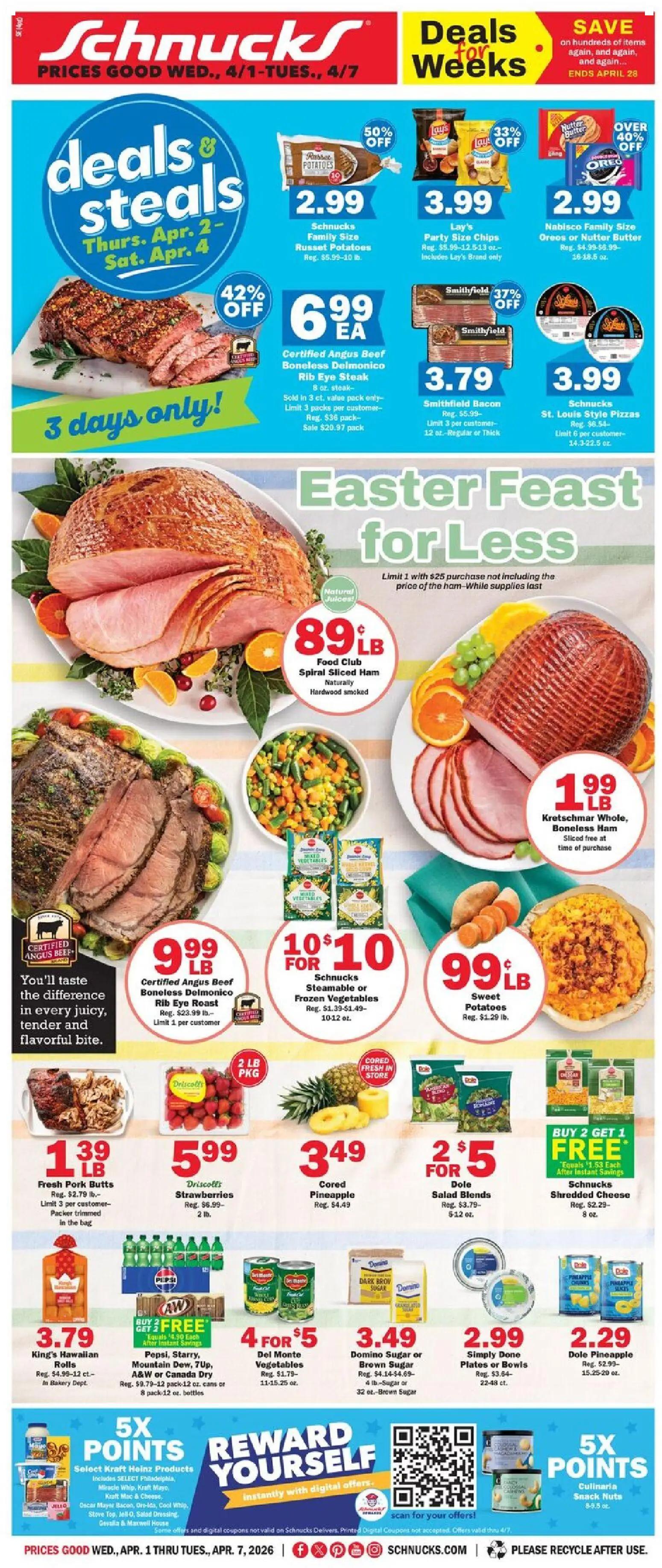 schnucks - Schnucks Weekly Print Ad - IN - 04/01 - 04/07 2026
