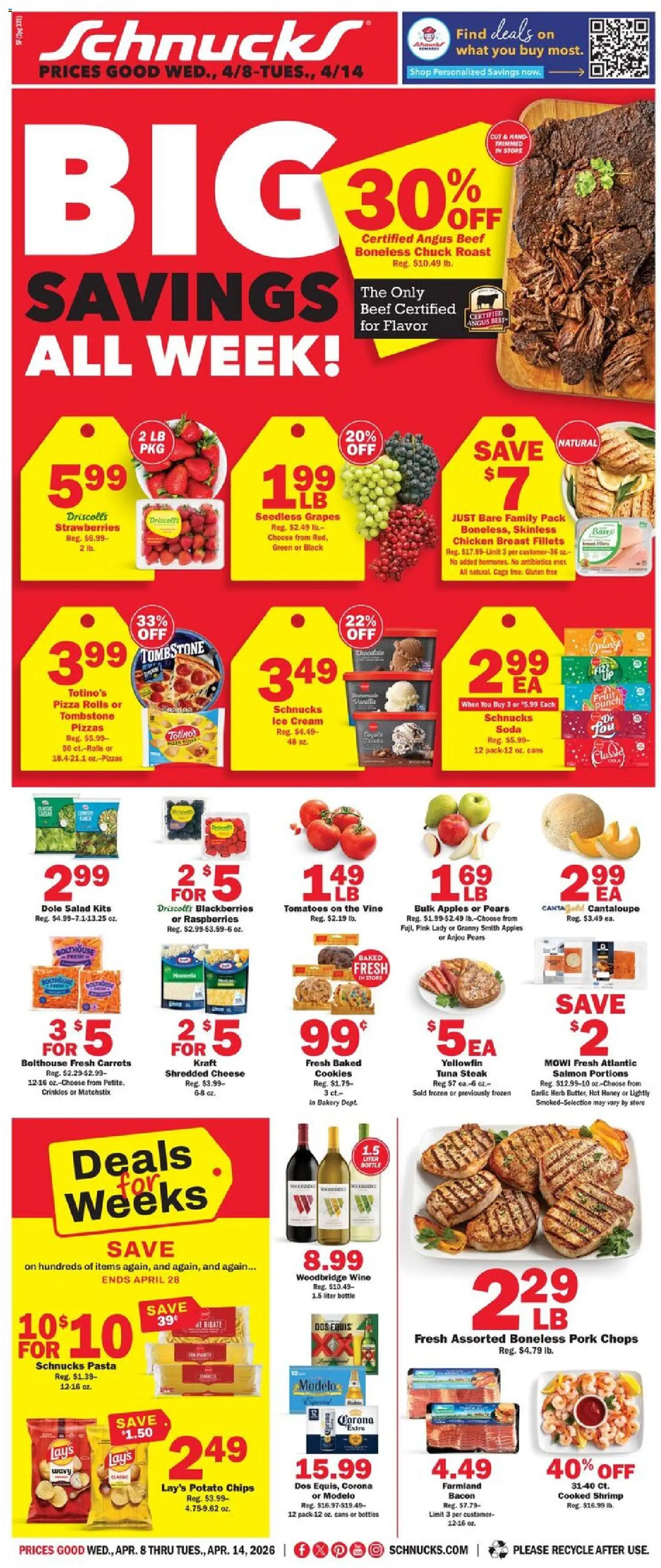 schnucks - Schnucks Ad - 04/08 - 04/14 2026 - page: 1