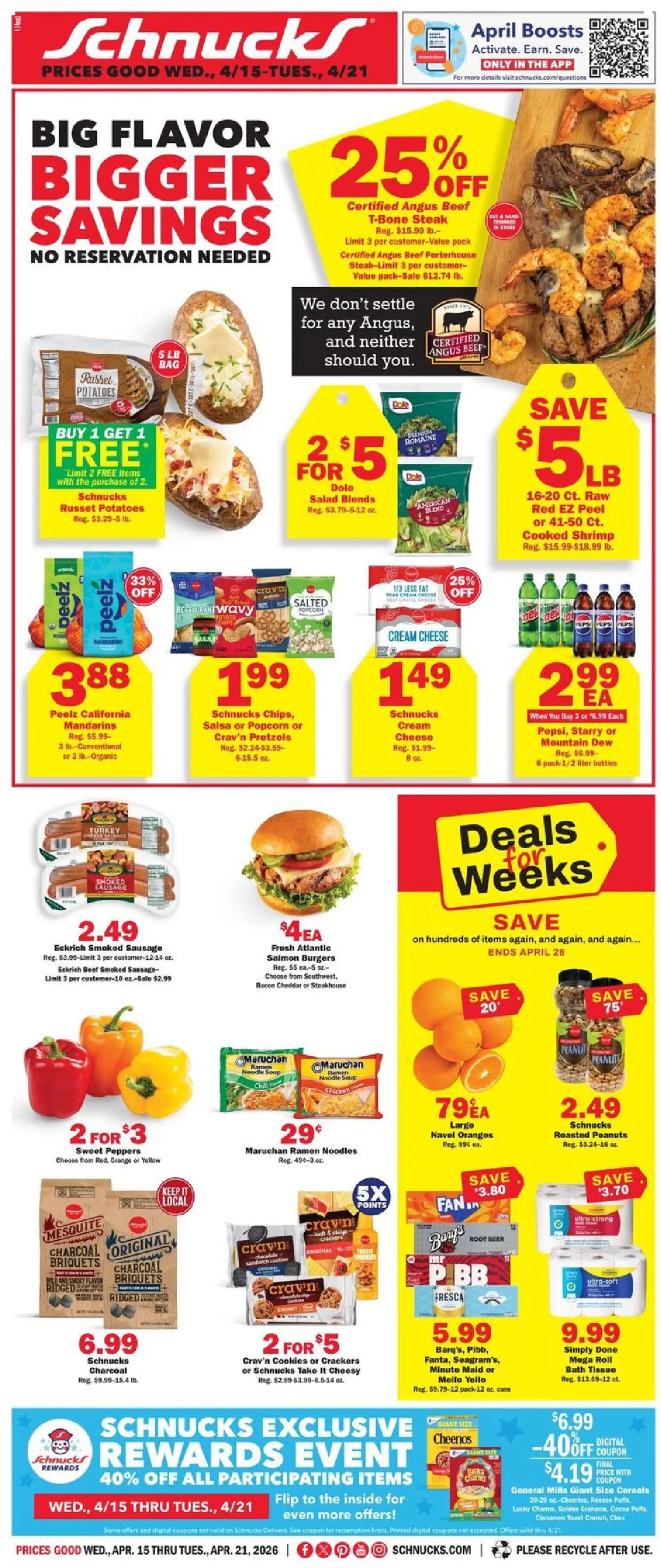 schnucks - Schnucks Weekly Print Ad - IL - 04/15 - 04/21 2026