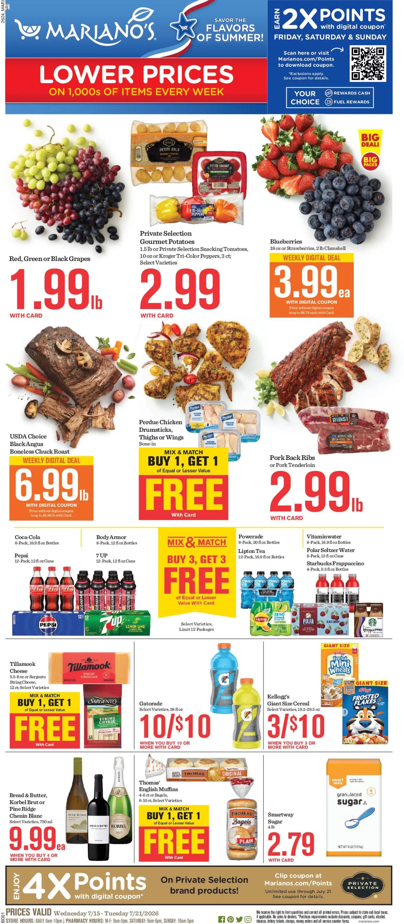 marianos - Mariano's Weekly Ad - 07/15 - 07/21 2026 - page: 1