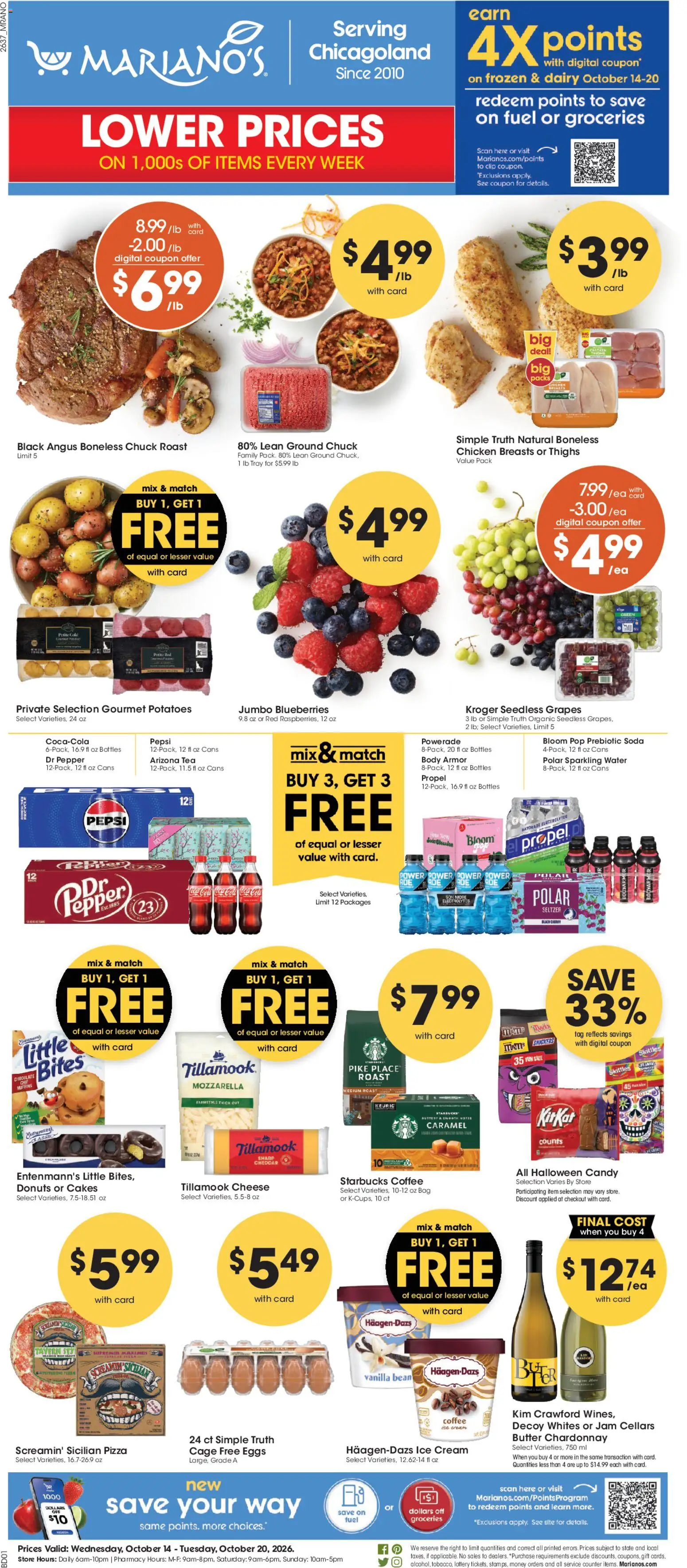 marianos - Mariano's Weekly Ad - 10/14 - 10/20 2026
