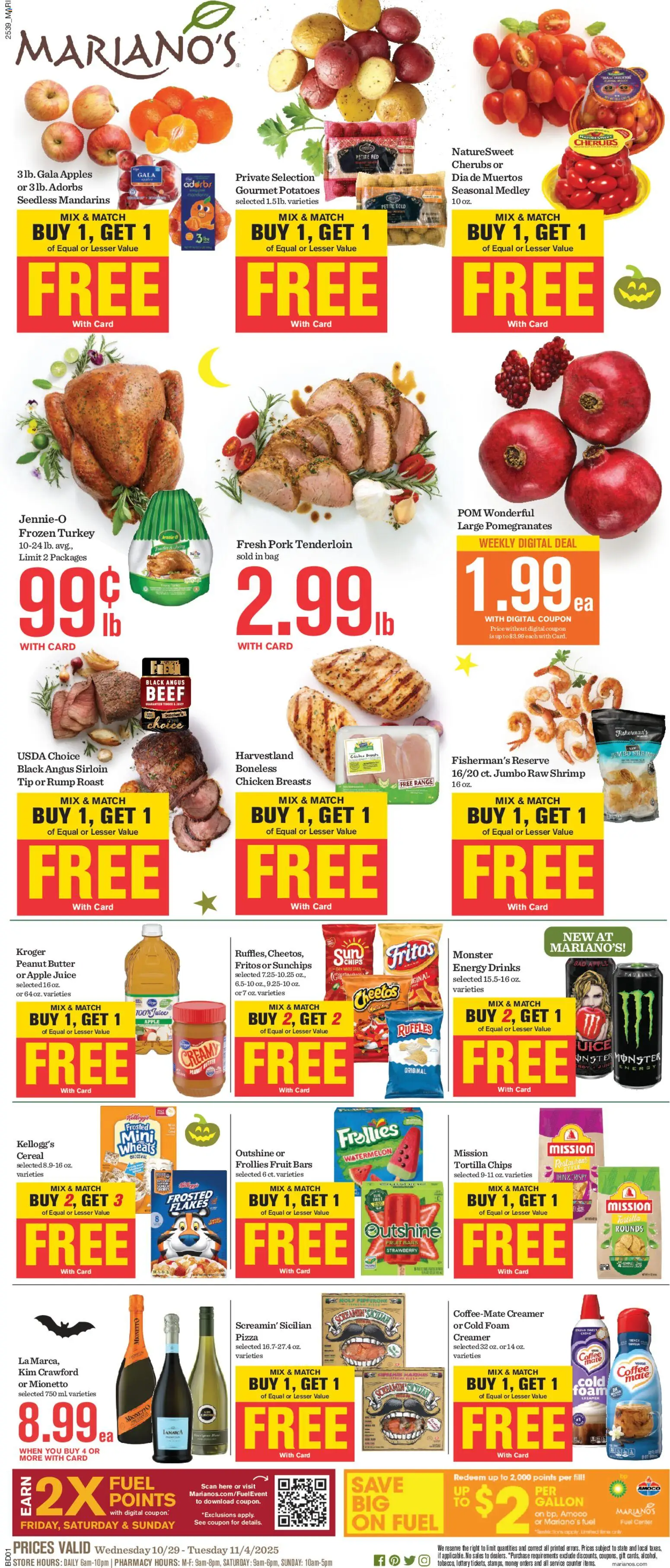 marianos - Mariano's Weekly Ad - 10/29 - 11/04 2025 - page: 1