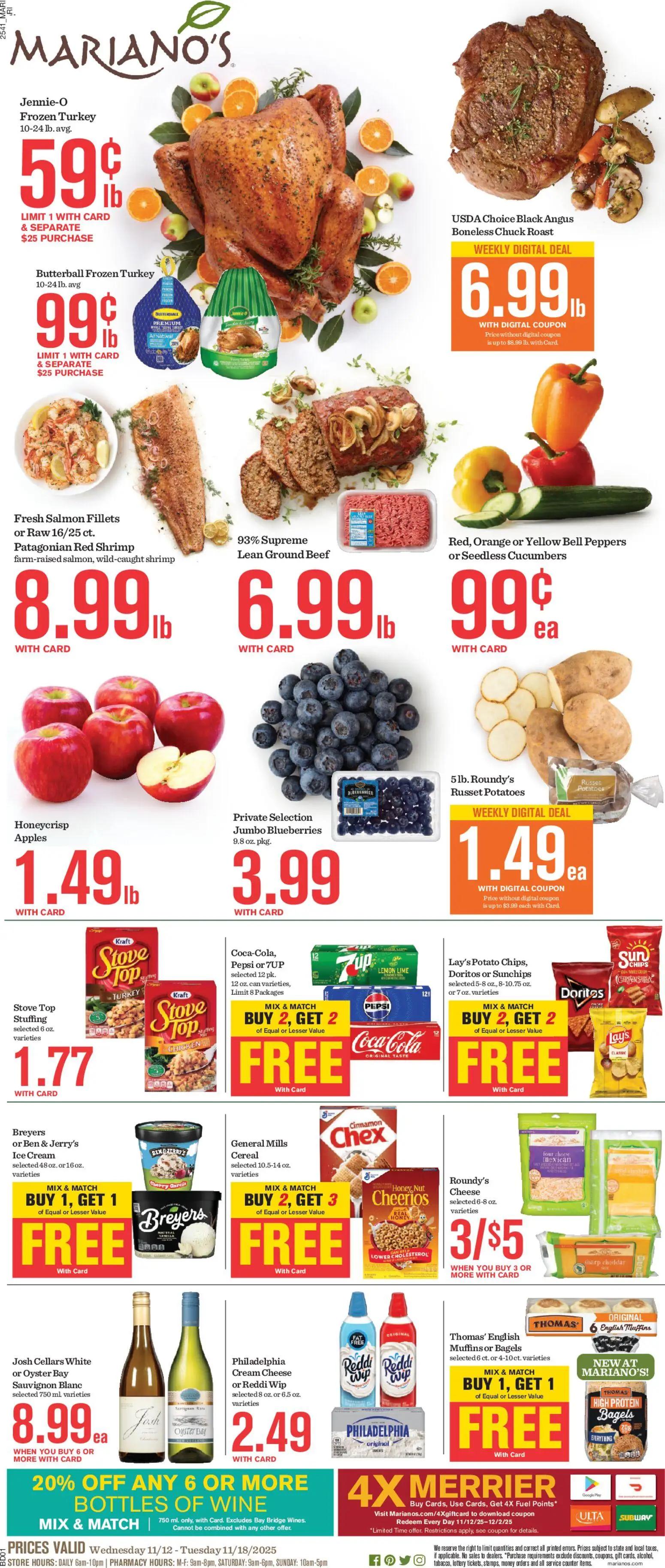 marianos - Weekly ads Mariano's BLACK FRIDAY from 11/12/2025 - page: 1