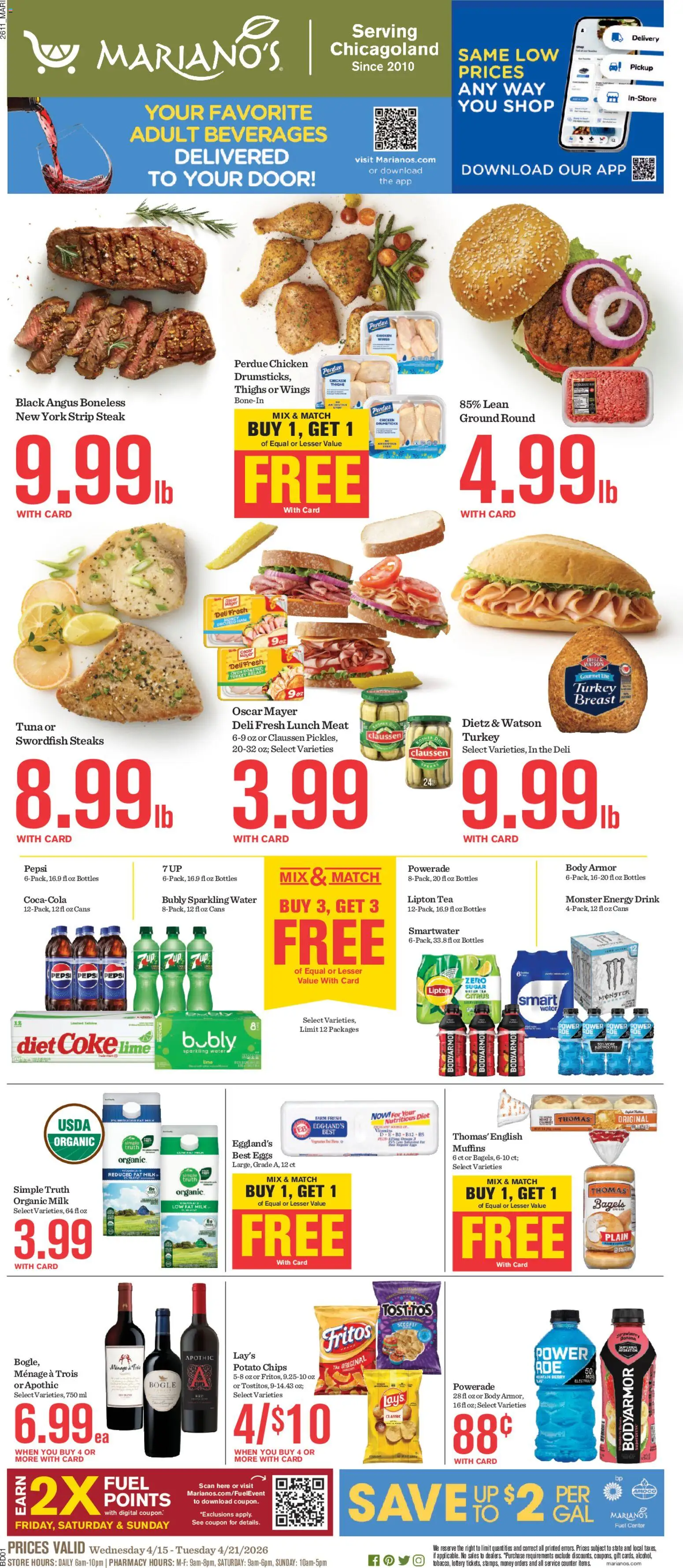 marianos - Mariano's Weekly Ad - 04/15 - 04/21 2026 - page: 1