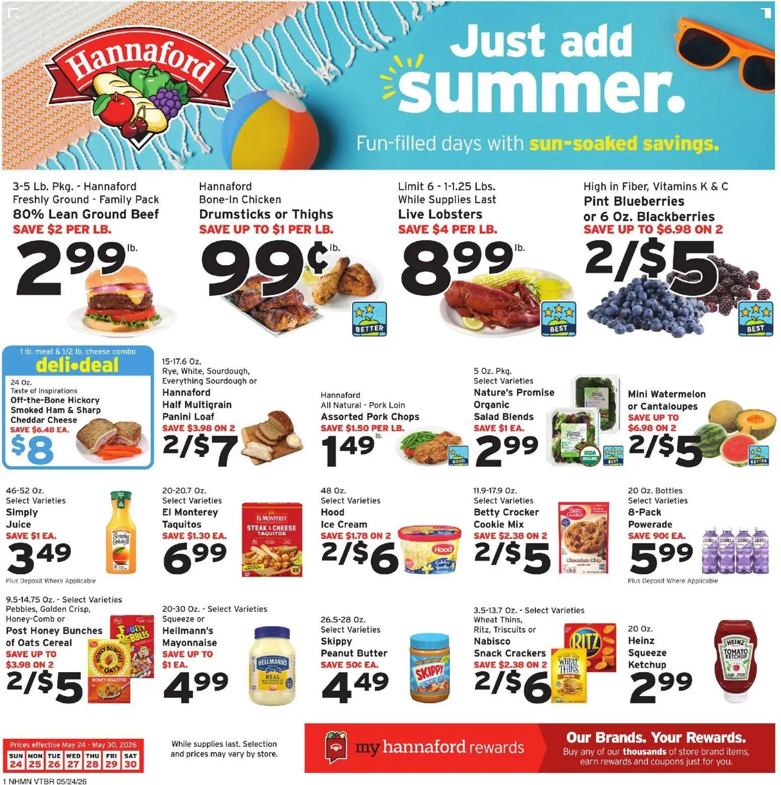 hannaford - Hannaford Weekly Ad - 05/24 - 05/30 2026 - page: 1