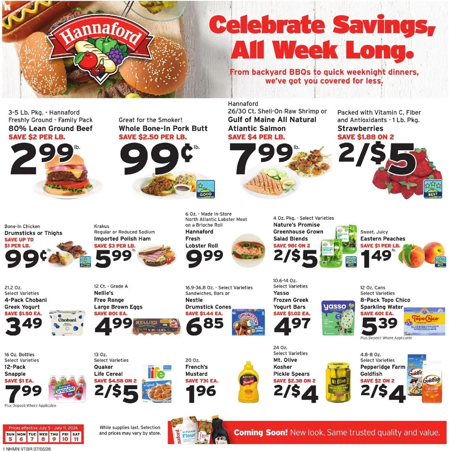 hannaford - Hannaford Weekly Ad - 07/05 - 07/11 2026 - page: 1