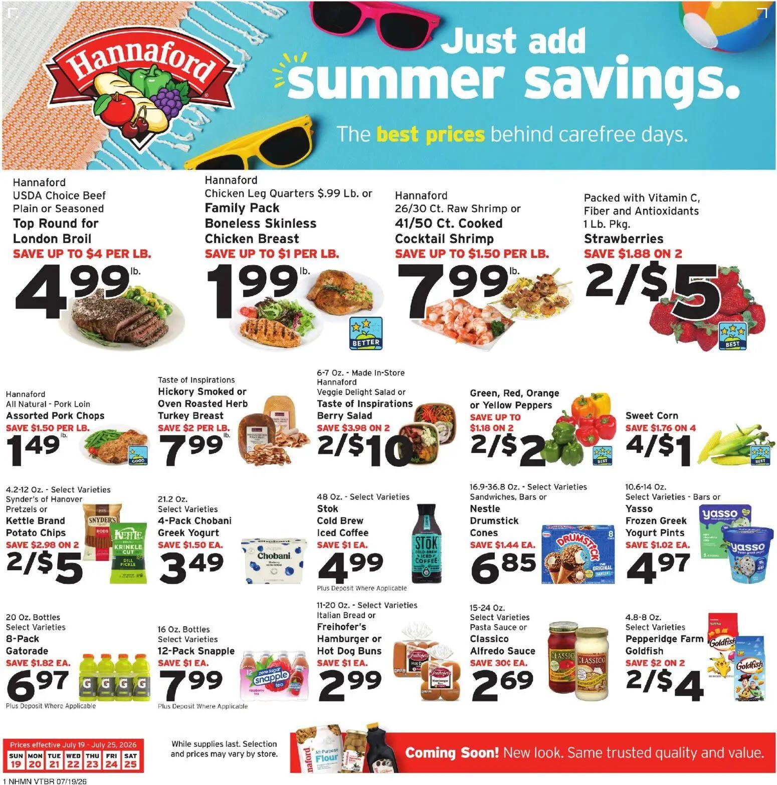 hannaford - Hannaford Weekly Ad - 07/19 - 07/25 2026 - page: 1