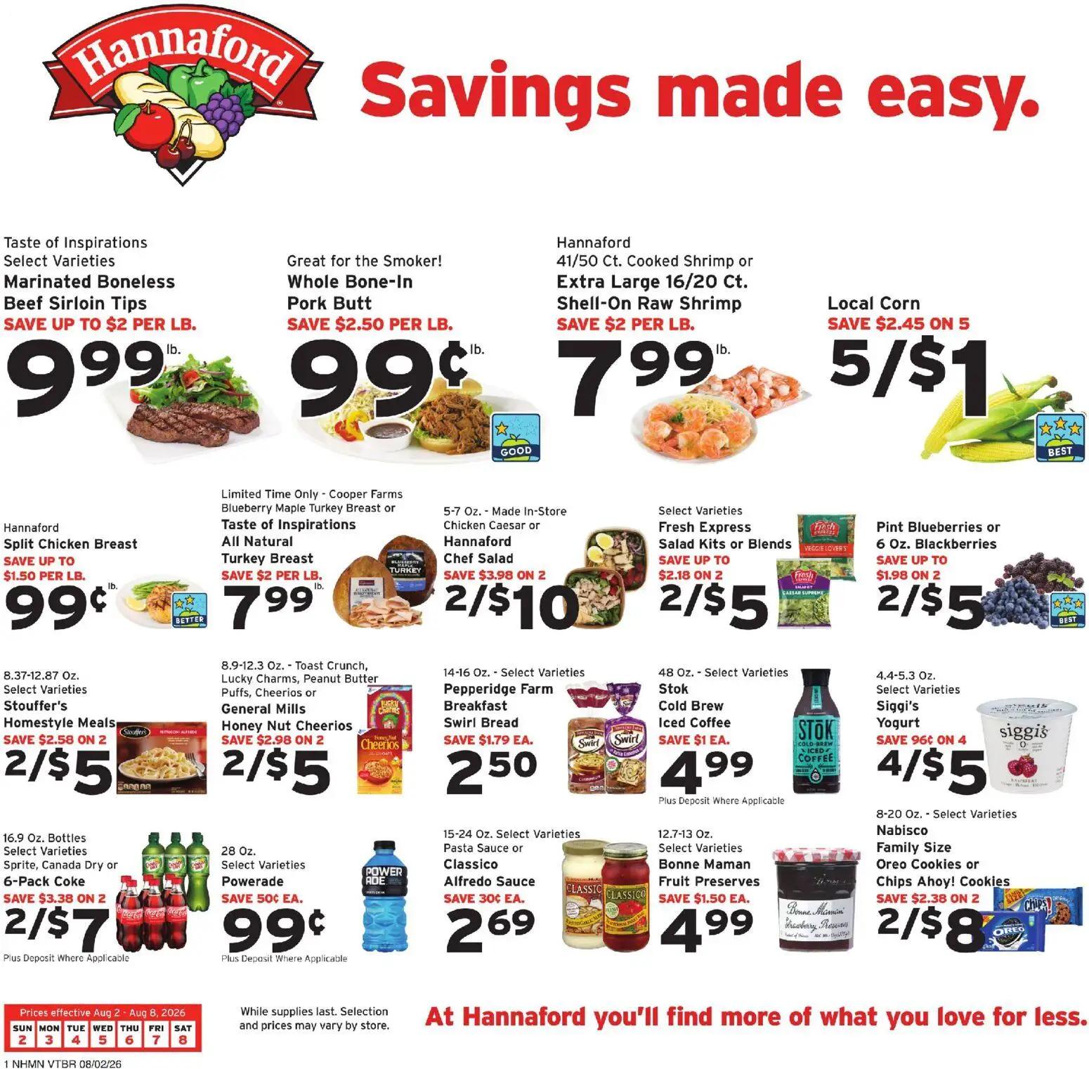 hannaford - Hannaford Weekly Ad - 08/02 - 08/08 2026 - page: 4