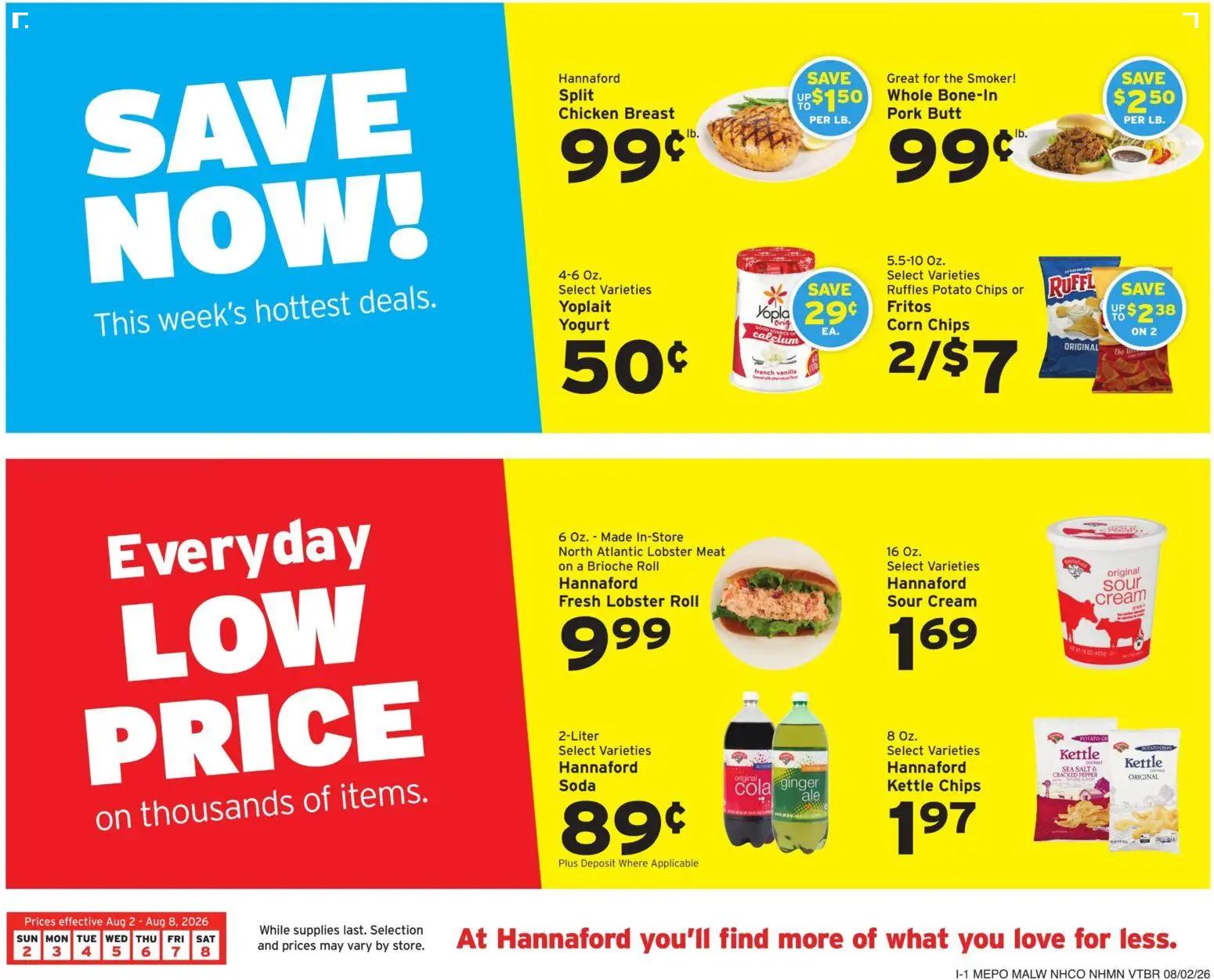 hannaford - Hannaford Weekly Ad - 08/02 - 08/08 2026