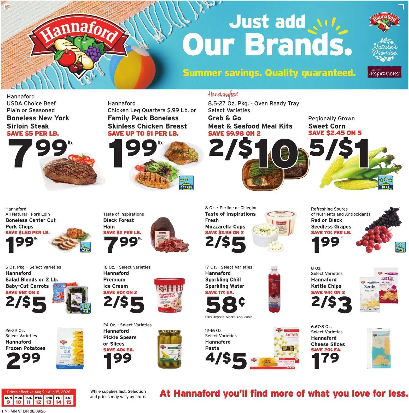 hannaford - Hannaford Weekly Flyer - 08/09 - 08/15 2026 - page: 3