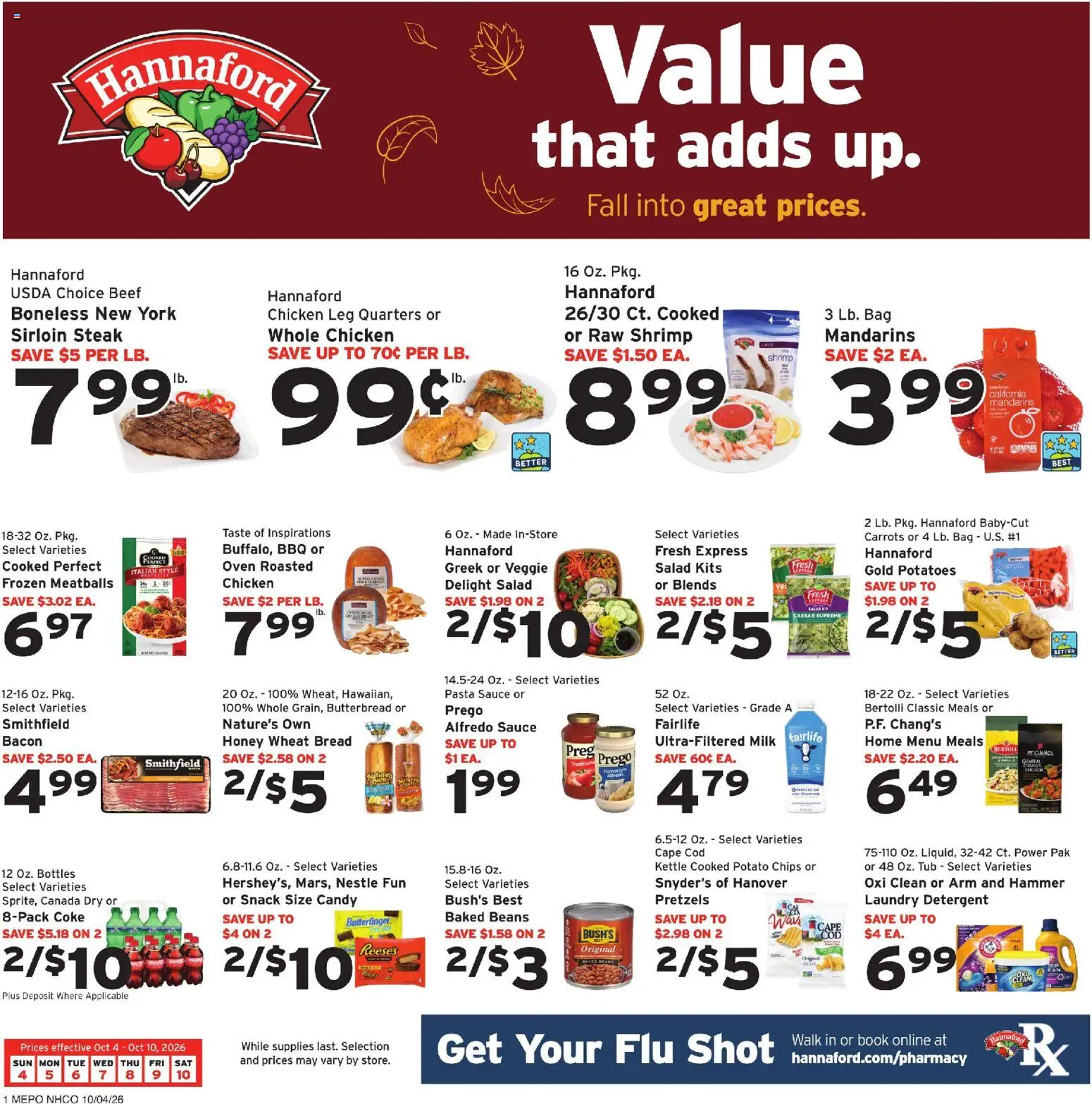 hannaford - Hannaford Weekly Ad - 10/04 - 10/10 2026 - page: 1