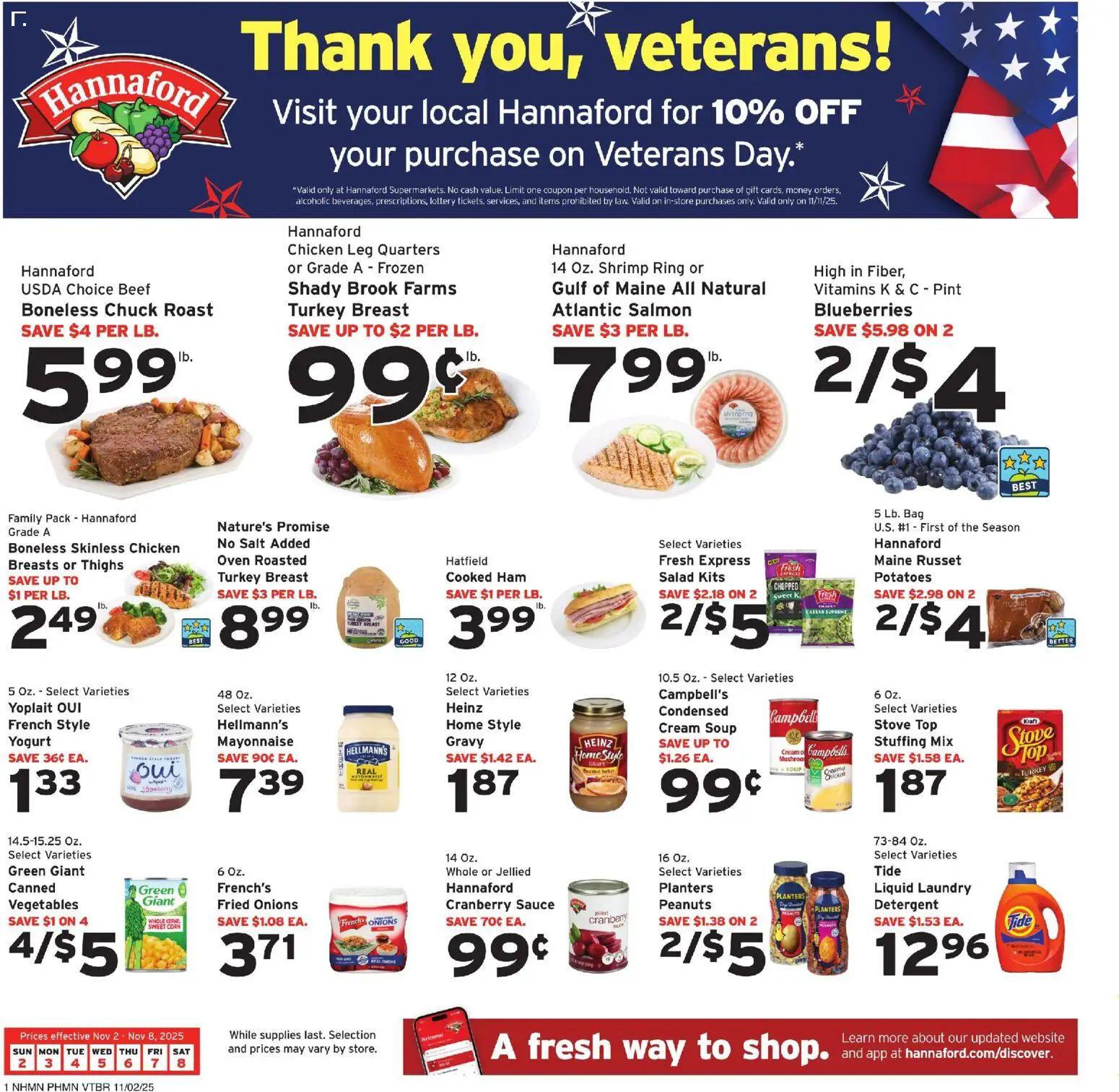 hannaford - Hannaford Weekly Ad - 11/02 - 11/08 2025
