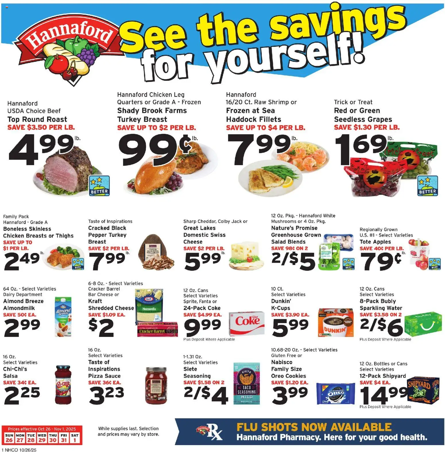 hannaford - Hannaford Weekly Ad - 10/26 - 11/01 2025