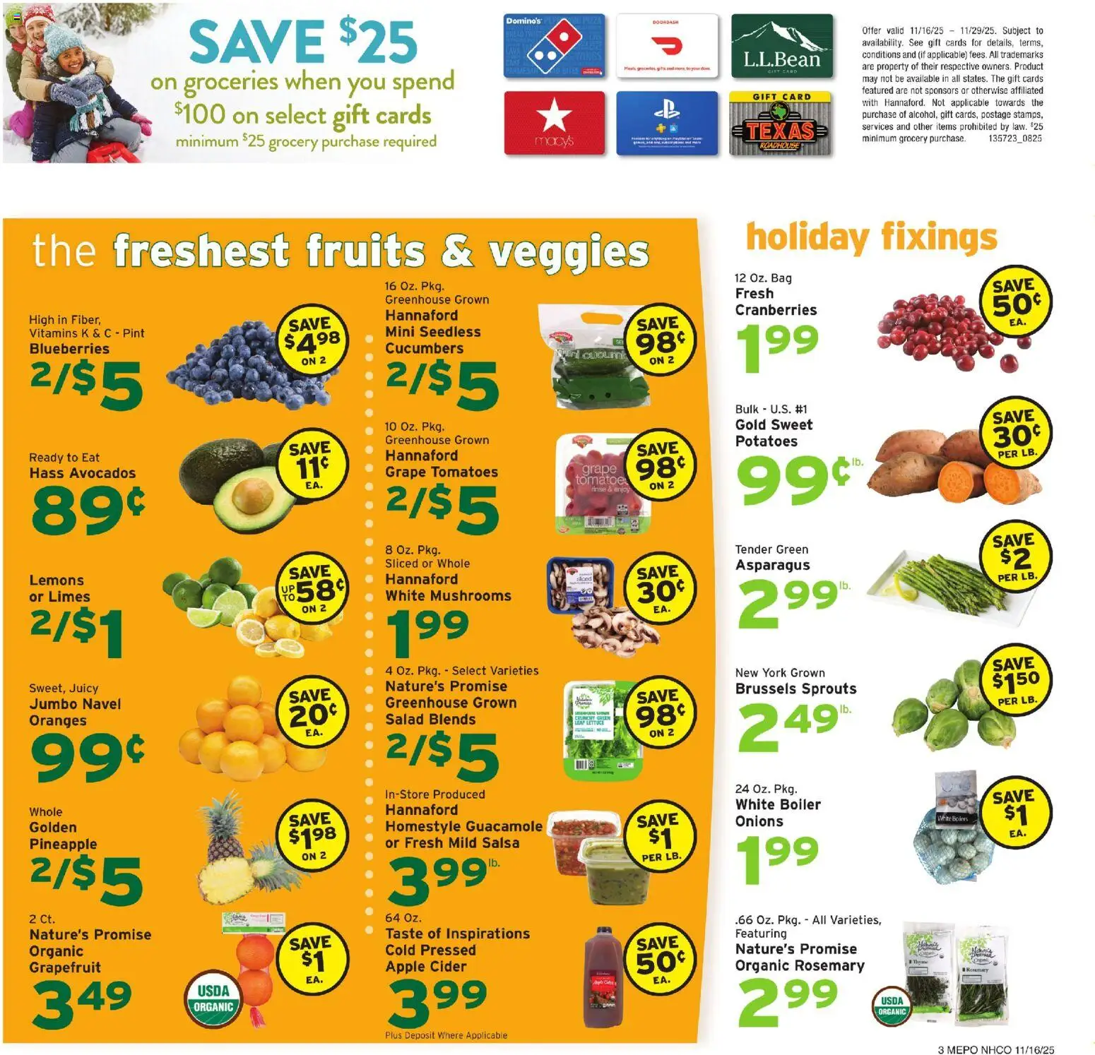 hannaford - Hannaford Weekly Ad - 11/16 - 11/22 2025 - page: 3