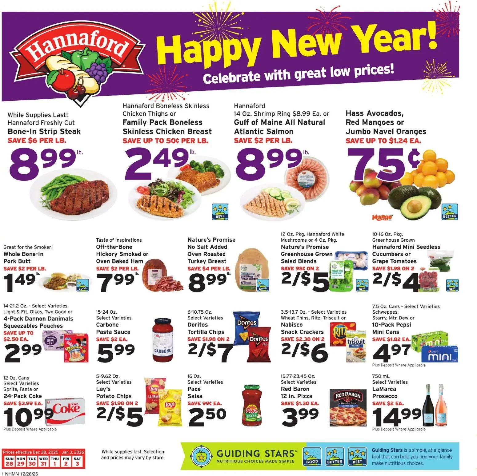 hannaford - Hannaford Weekly Ad - 12/28/2025 - 01/03/2026 2025