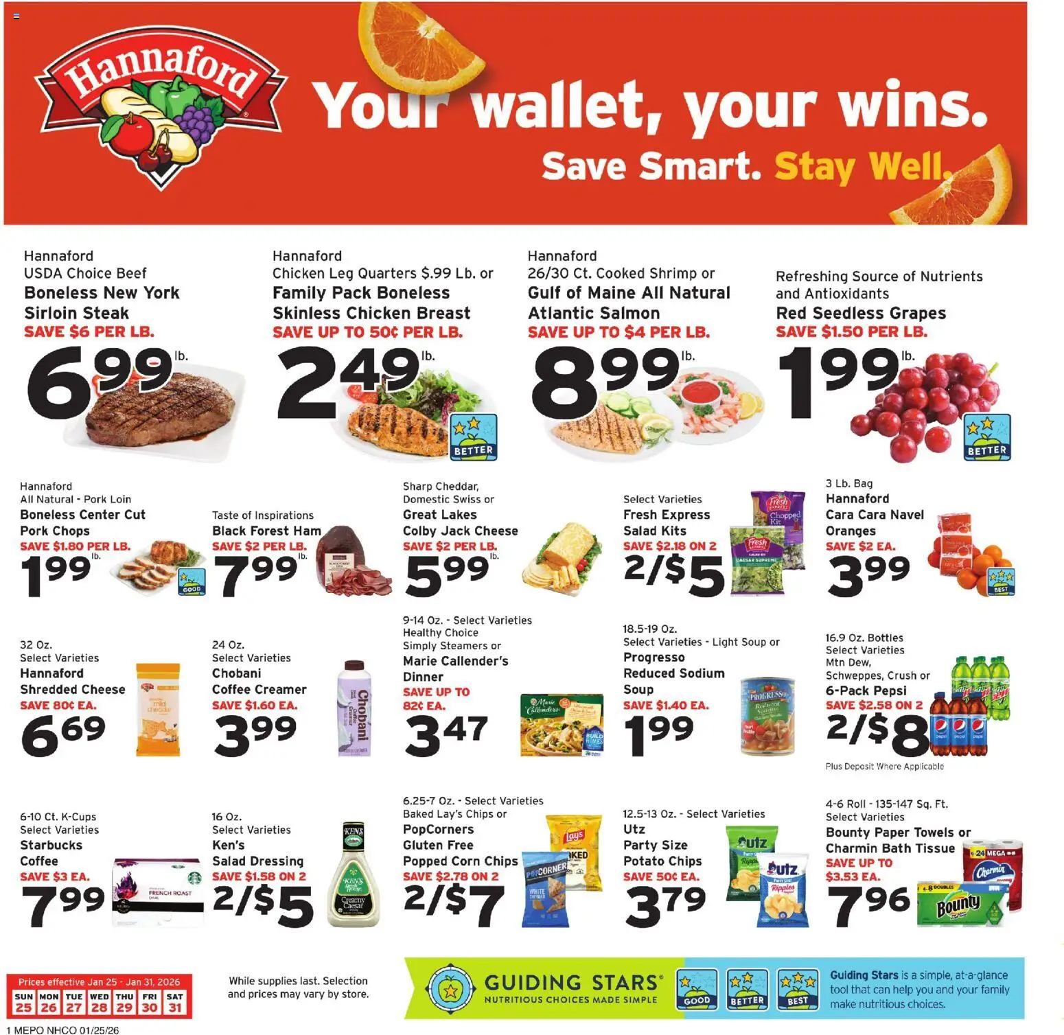 hannaford - Hannaford Weekly Ad - 01/25 - 01/31 2026 - page: 1