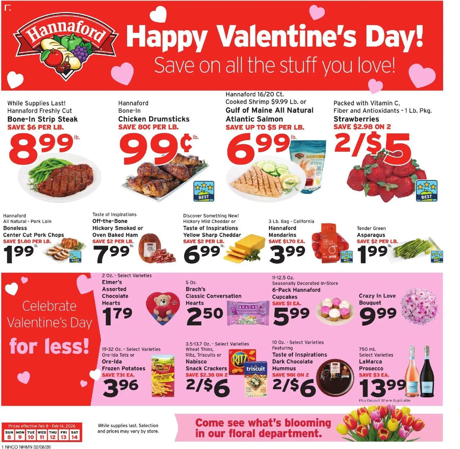 hannaford - Hannaford Weekly Ad - 02/08 - 02/14 2026 - page: 1