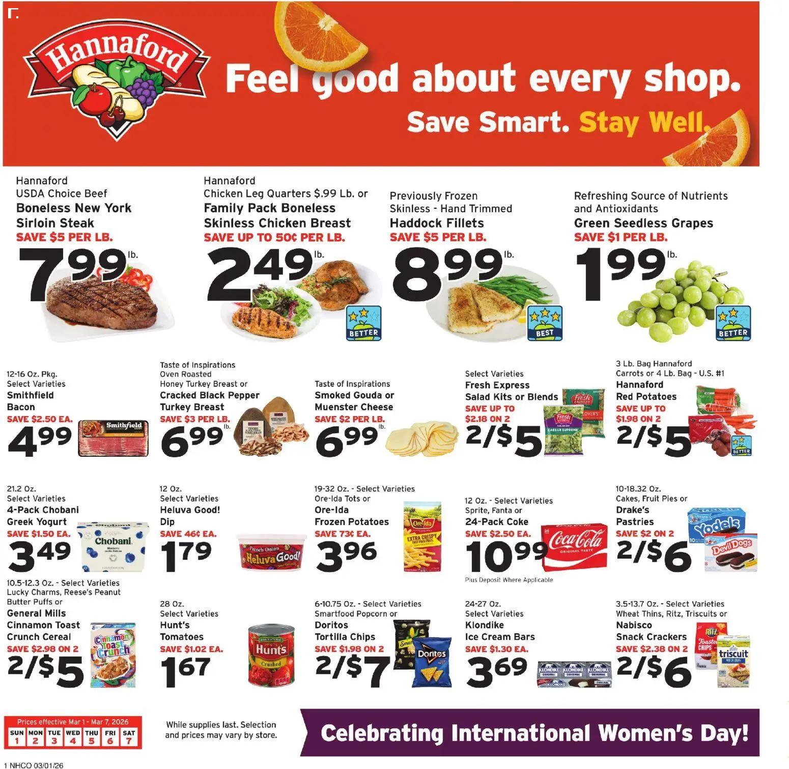 hannaford - Hannaford Weekly Ad - 03/01 - 03/07 2026