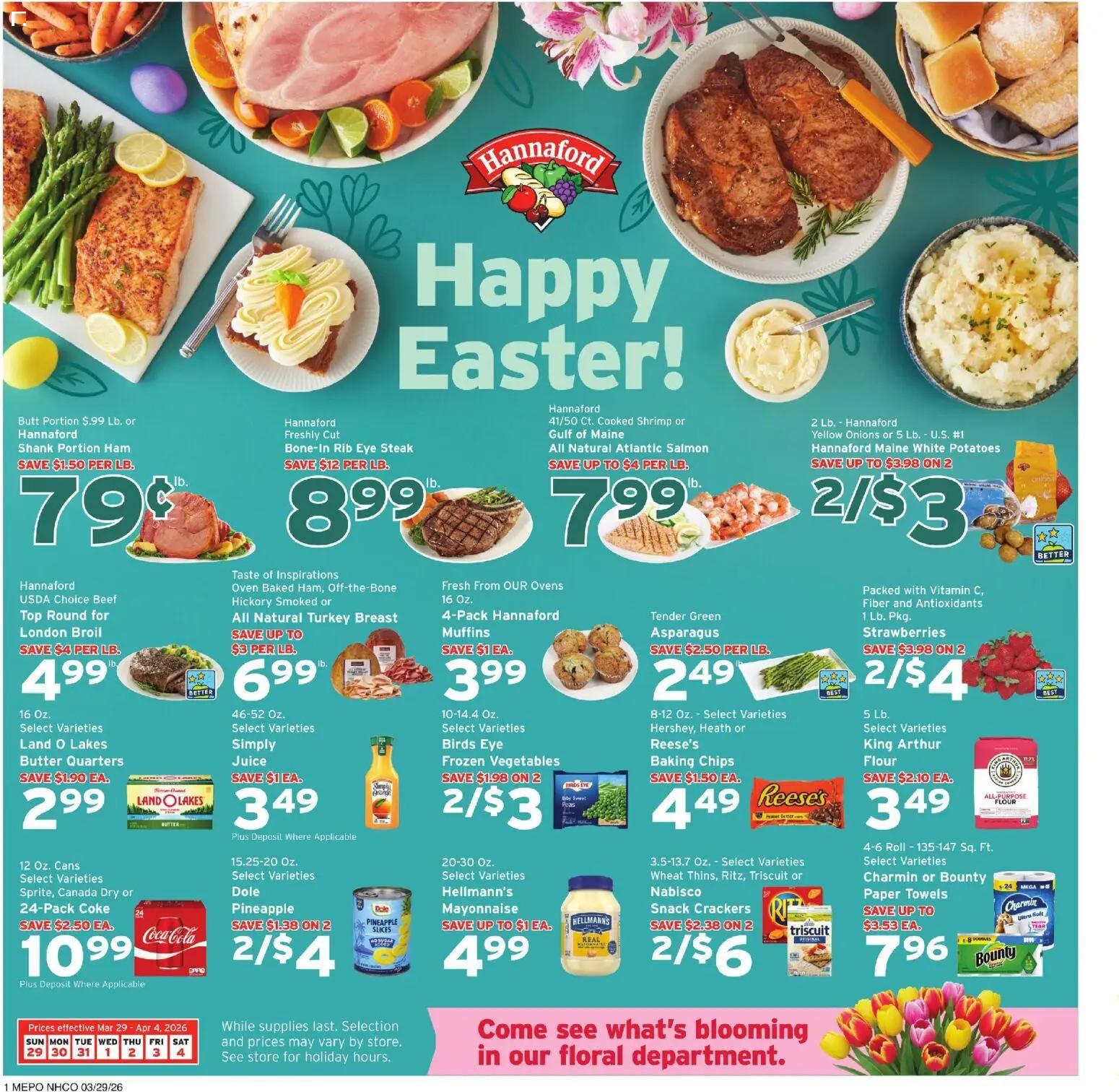 hannaford - Hannaford Weekly Ad - 03/29 - 04/04 2026 - page: 1
