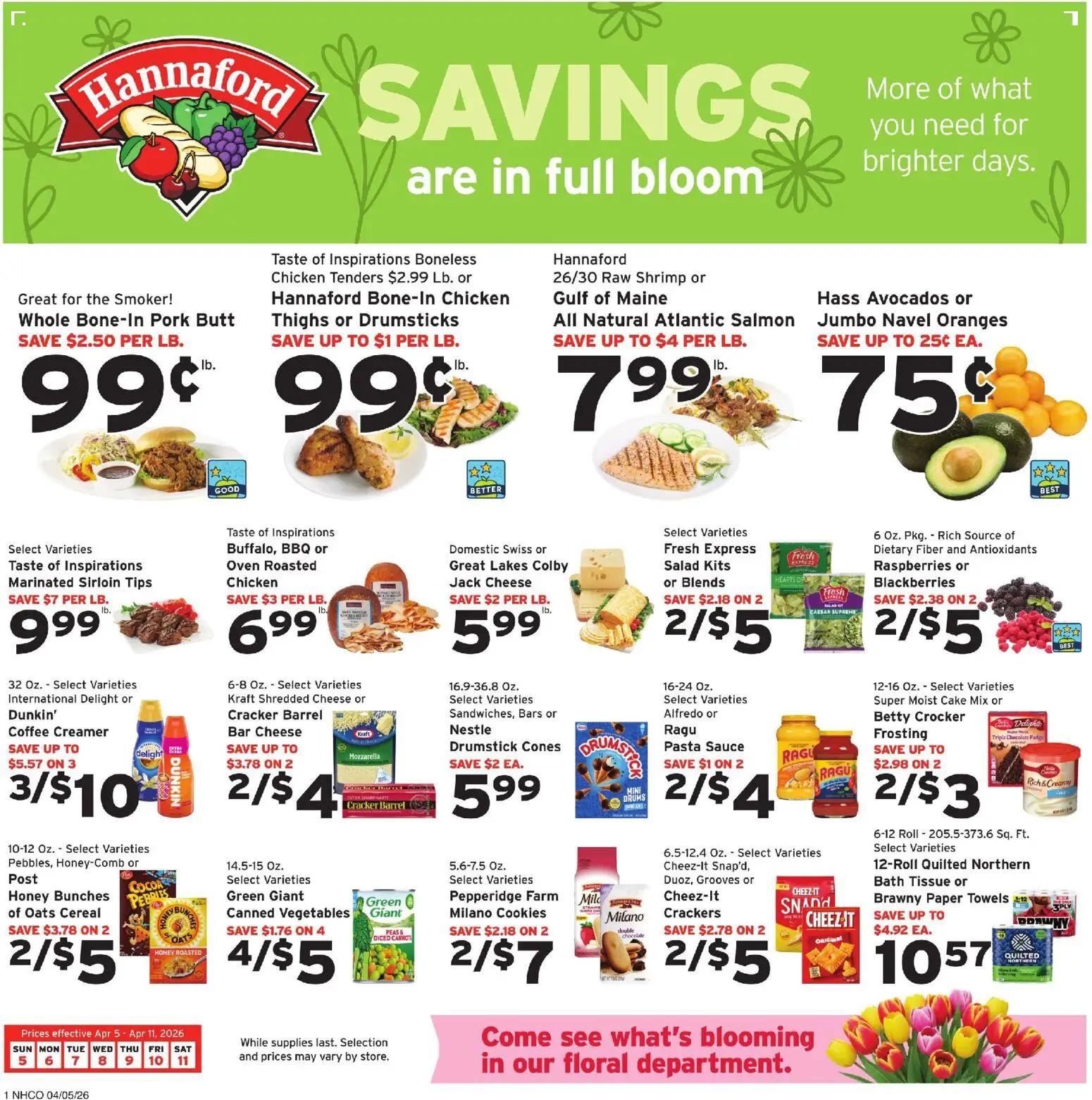 hannaford - Hannaford Weekly Ad - 04/05 - 04/11 2026