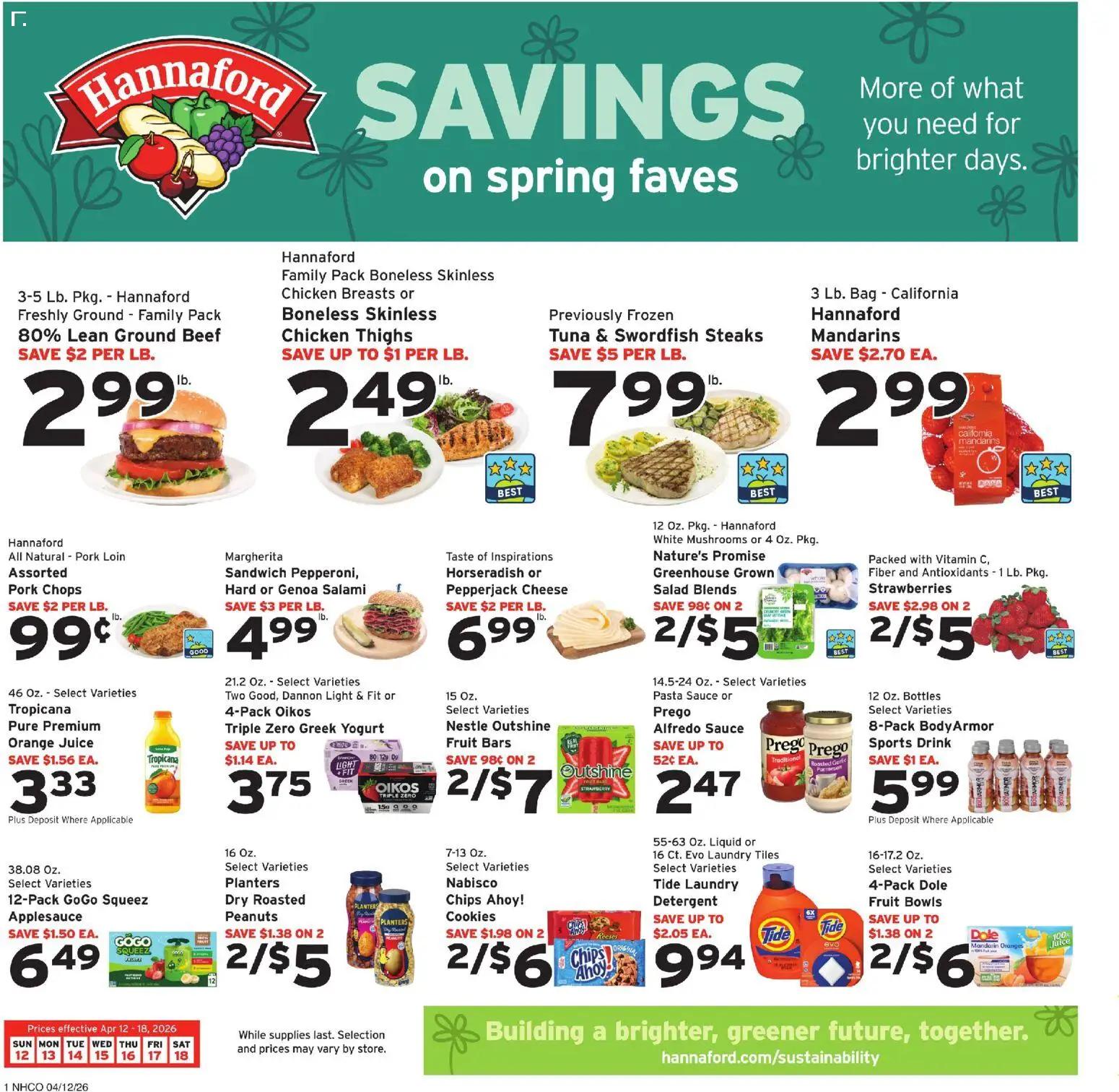 hannaford - Hannaford Weekly Ad - 04/12 - 04/18 2026