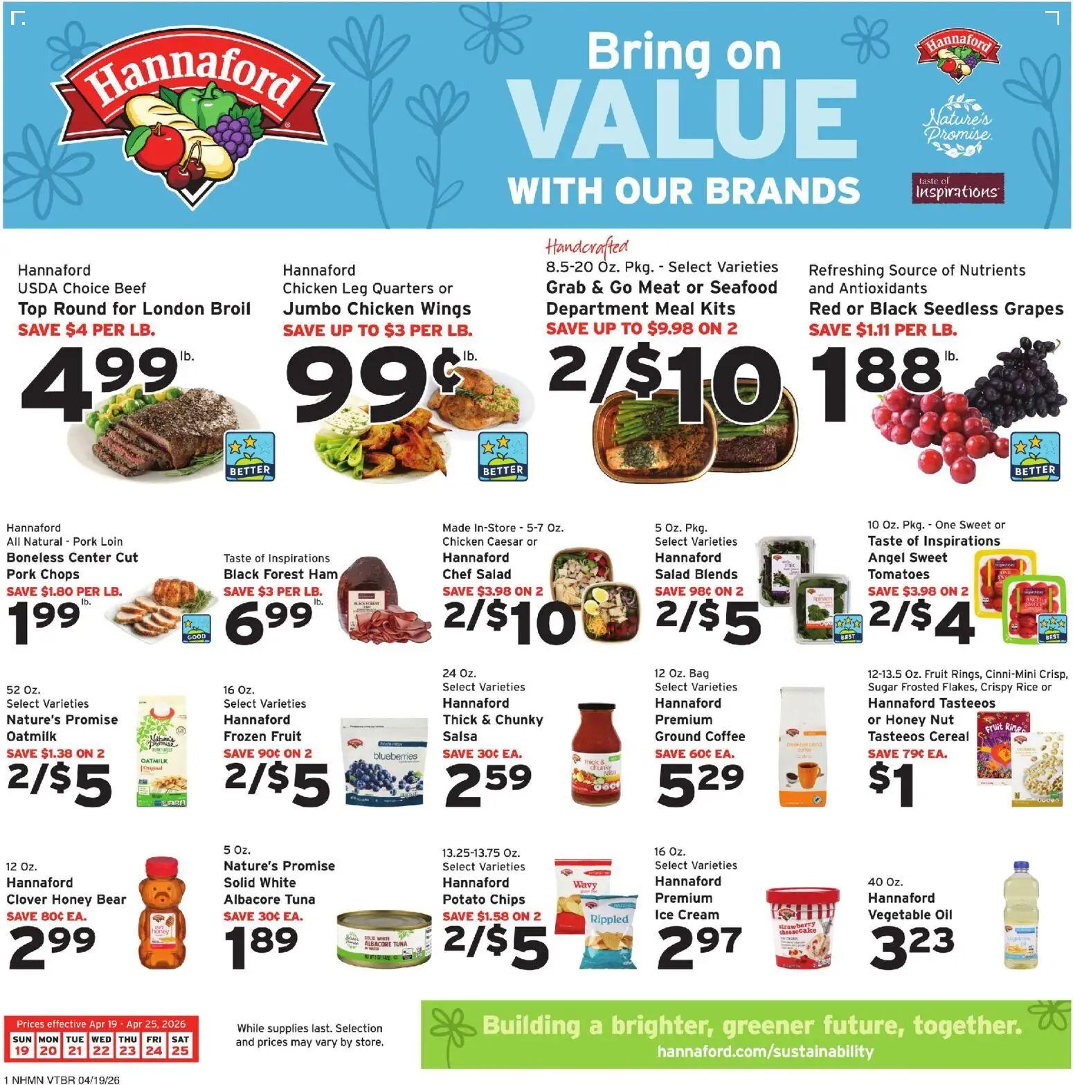 hannaford - Hannaford Weekly Ad - 04/19 - 04/25 2026