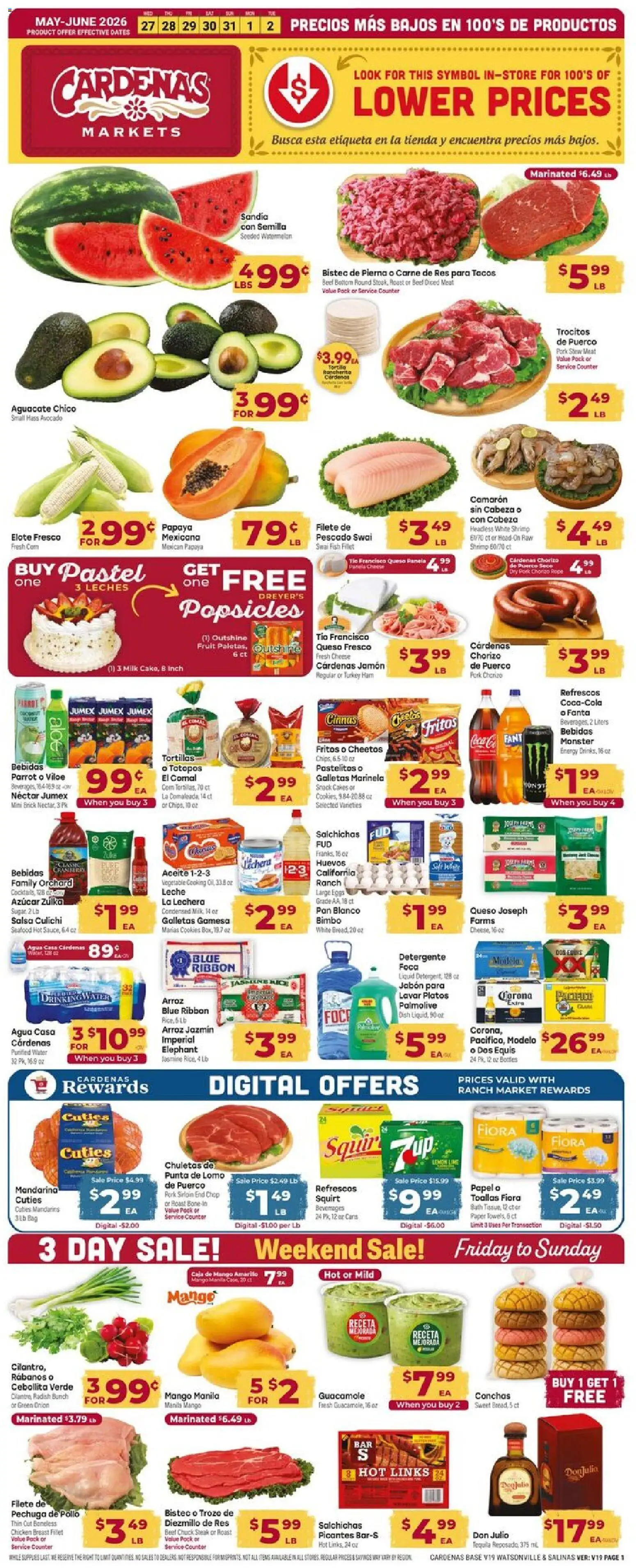 cardenas - Cardenas Weekly Ad - CA - 05/27 - 06/02 2026 - page: 1