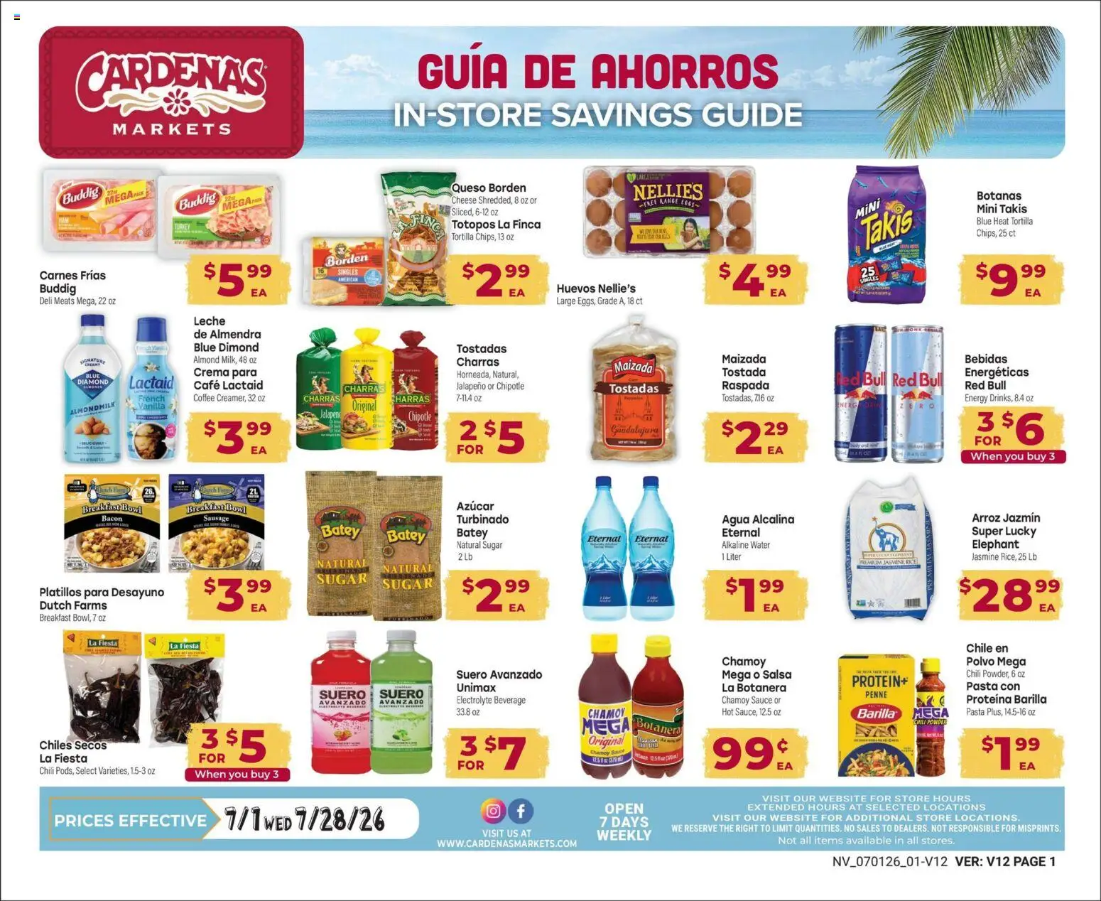cardenas - Cardenas Monthly Ad - 07/01 - 07/28 2026