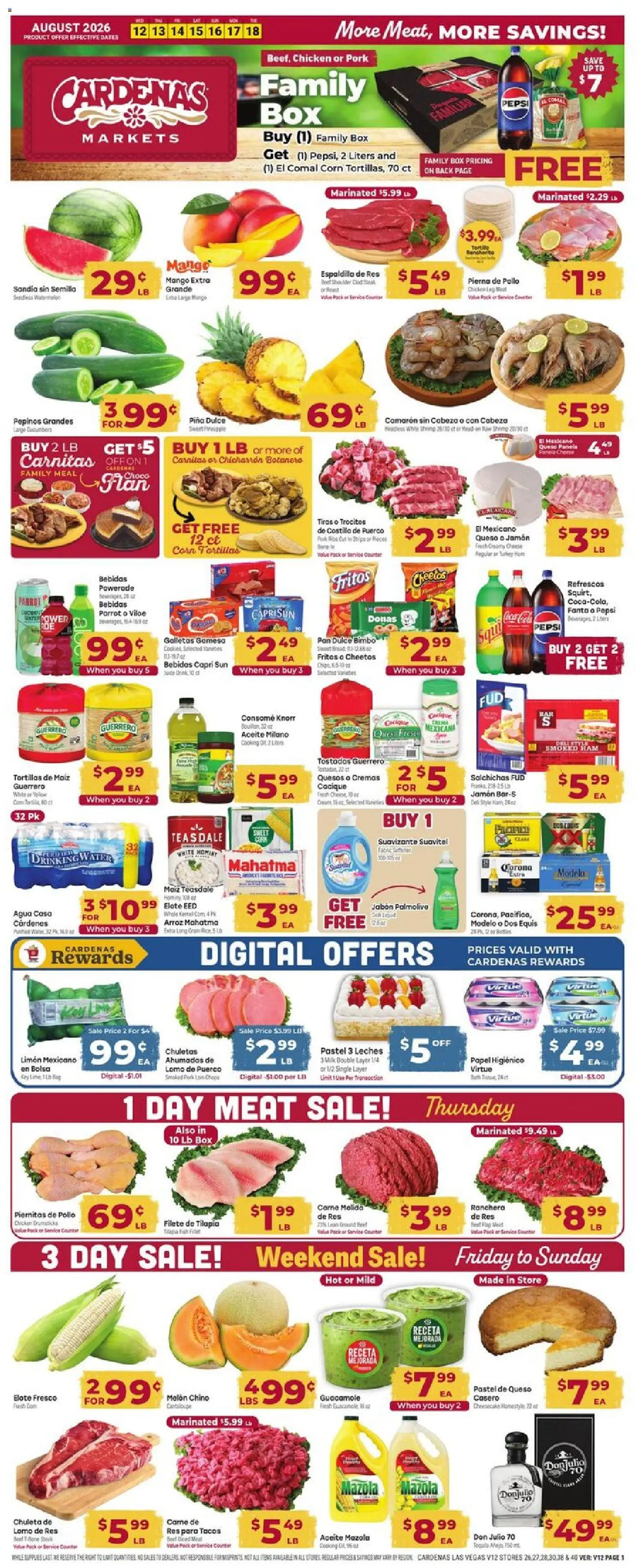 cardenas - Cardenas Weekly Ad - 08/12 - 08/18 2026