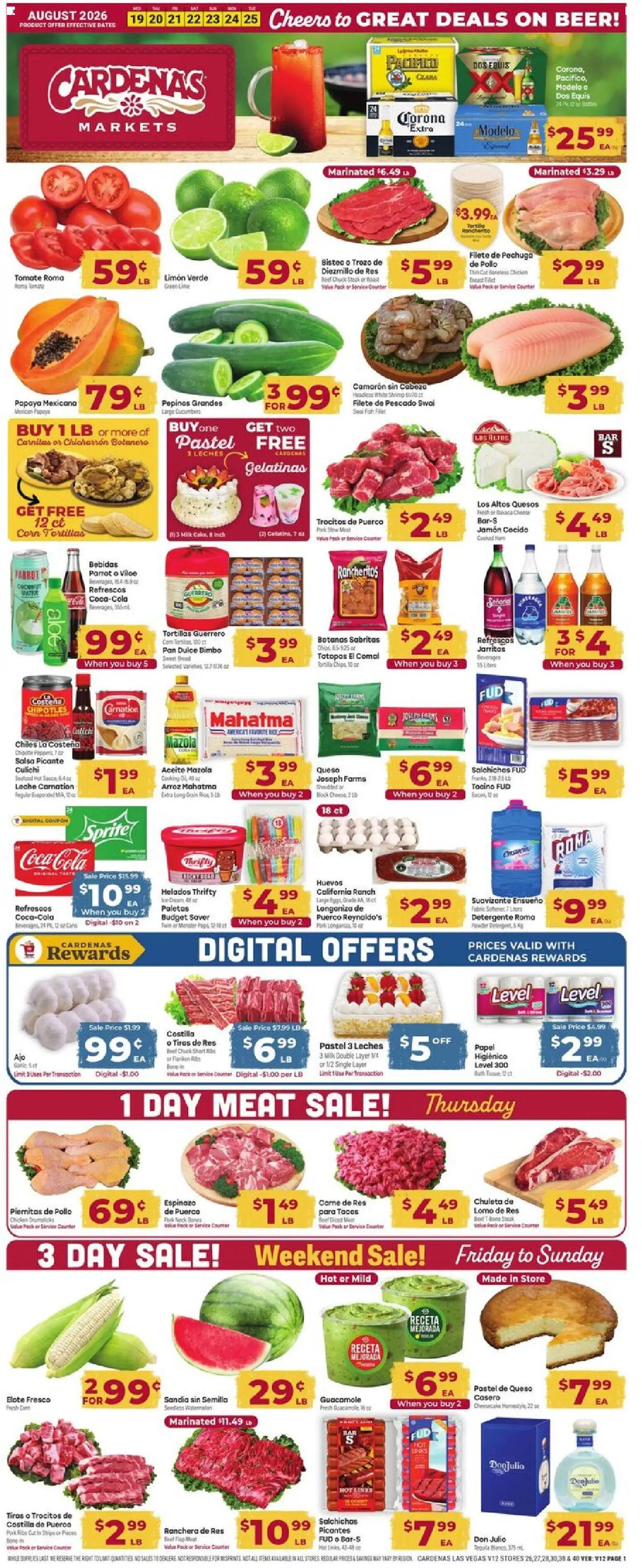 cardenas - Cardenas Weekly Ad - 08/19 - 08/25 2026