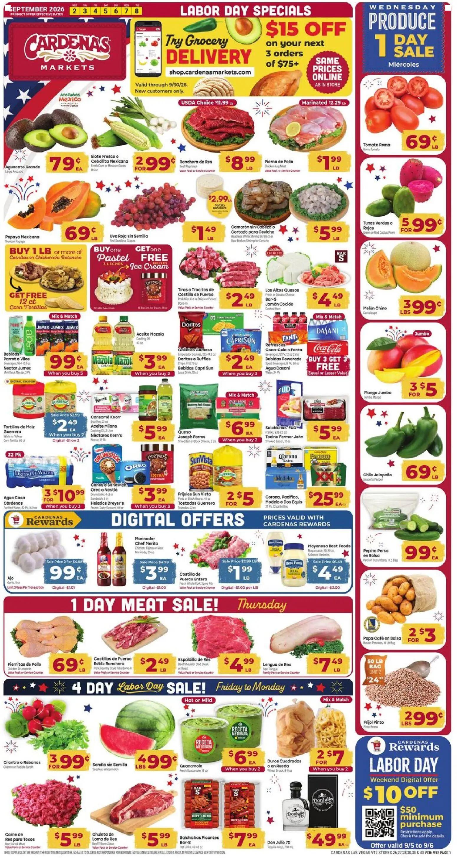 cardenas - Cardenas Weekly Ad - 09/02 - 09/08 2026