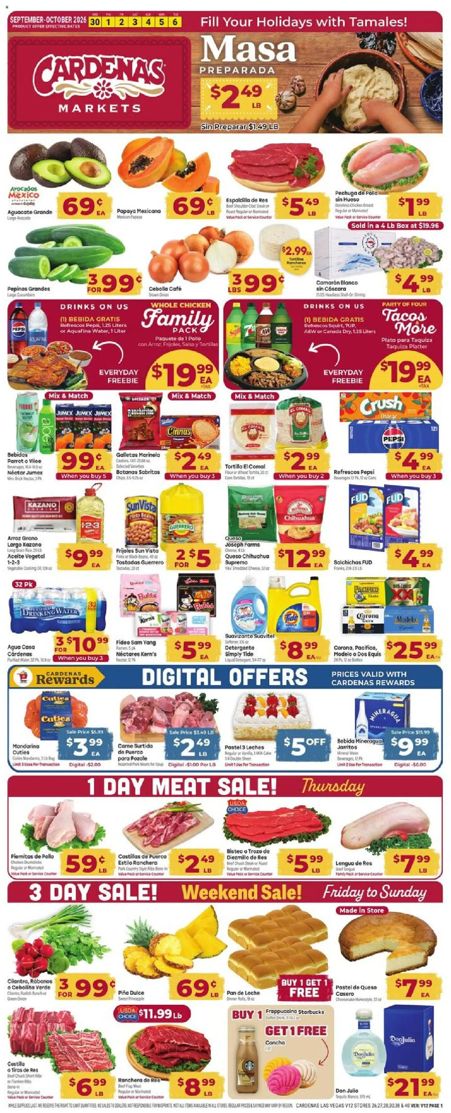 cardenas - Cardenas Weekly Ad - 09/30 - 10/06 2026 - page: 1
