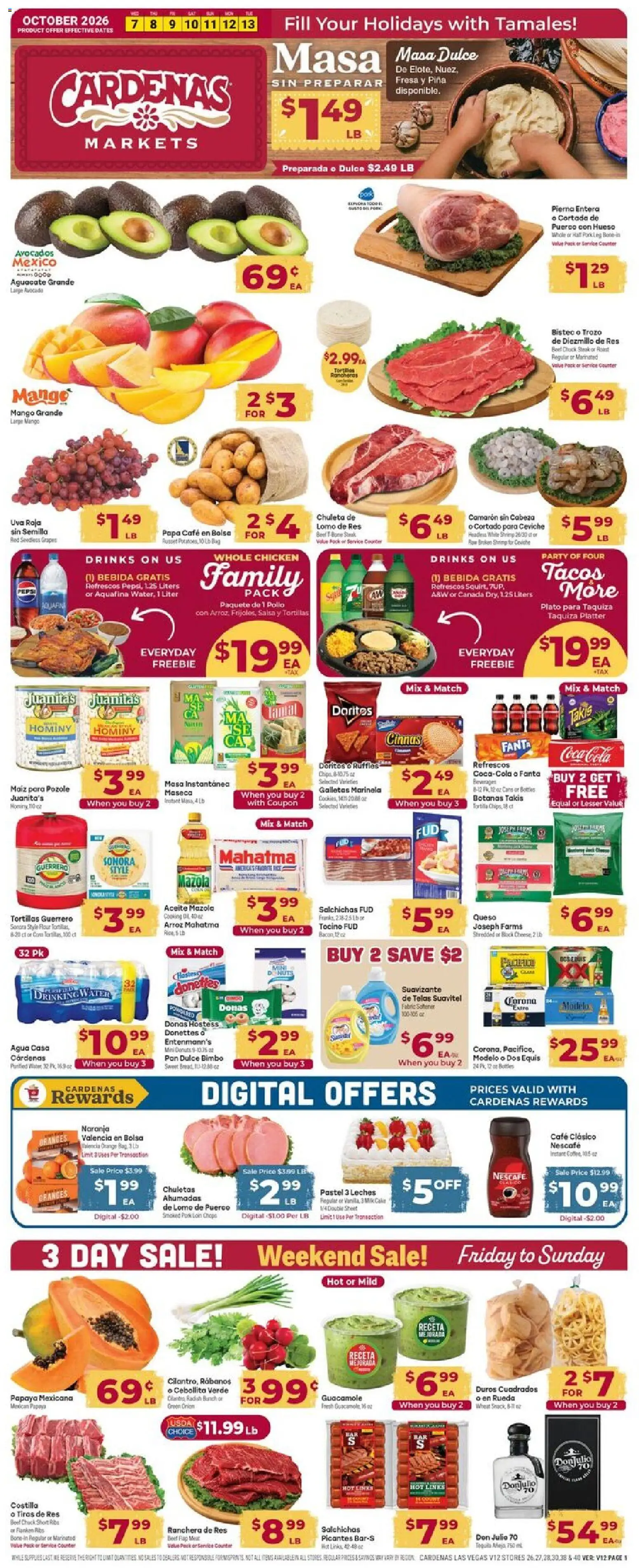 cardenas - Cardenas Weekly Ad - 10/07 - 10/13 2026 - page: 1