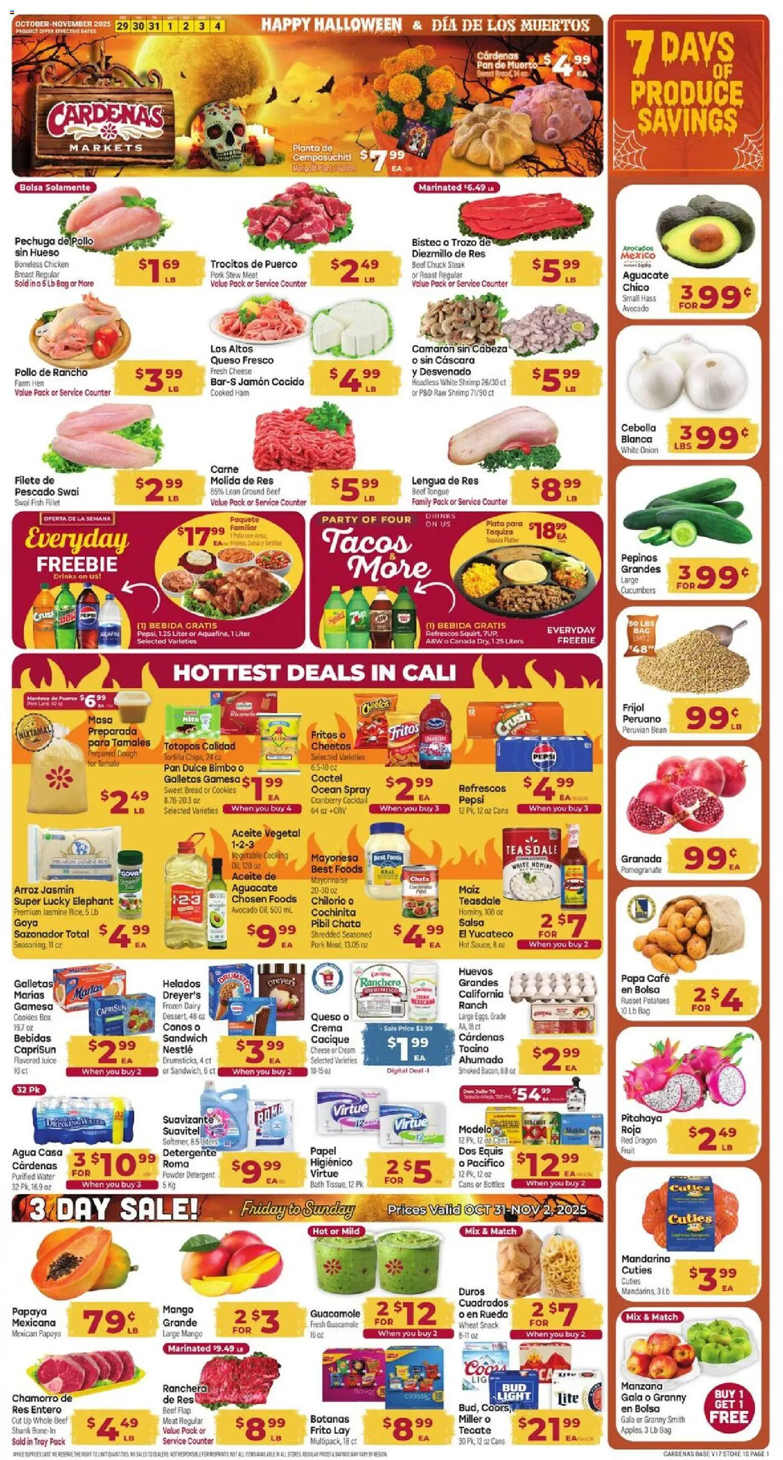 cardenas - Cardenas Weekly Ad - CA - 10/29 - 11/04 2025